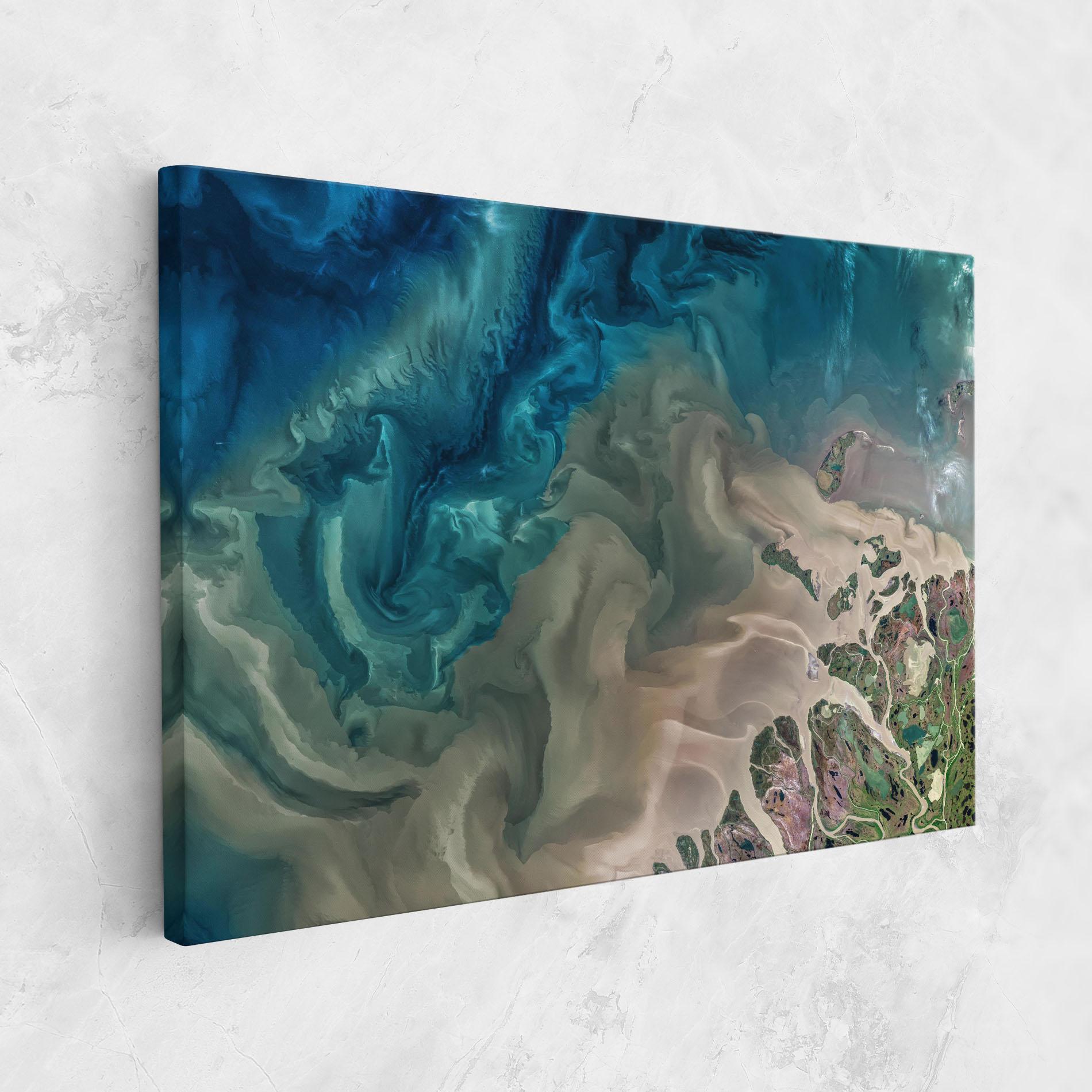Tablou Canvas Ocean Blue Marble mockup 1