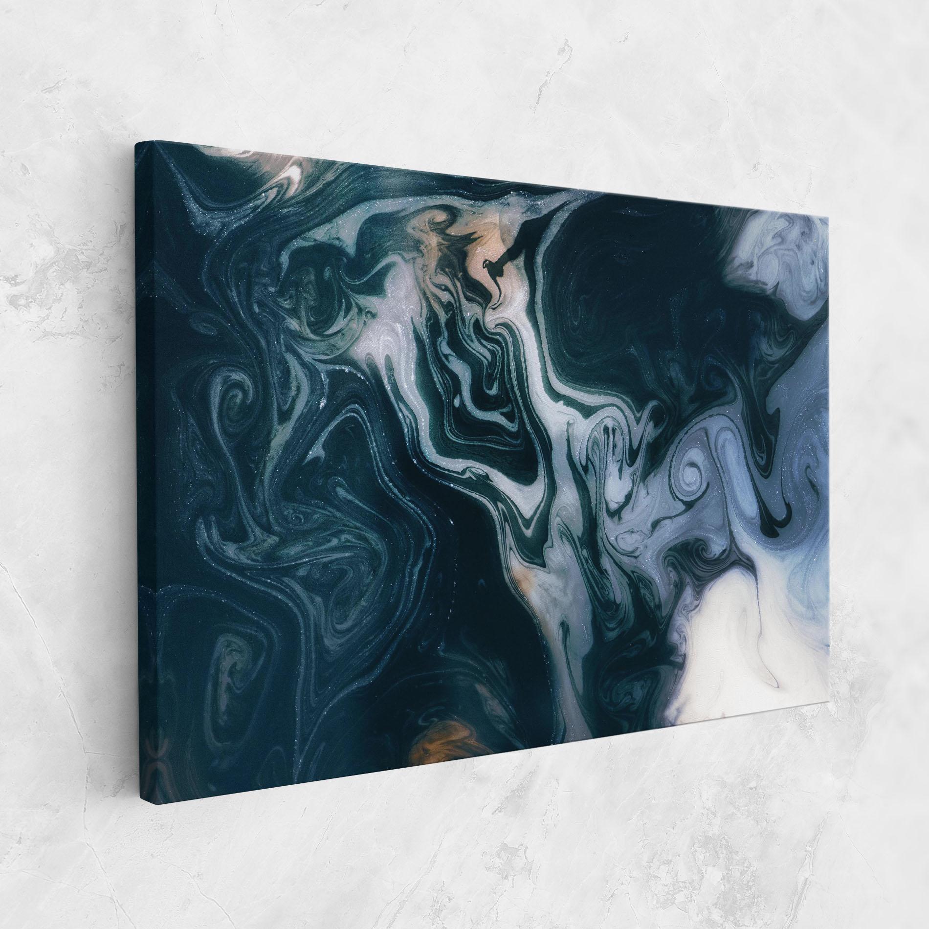 Tablou Canvas Ocean Dark Blue mockup 1