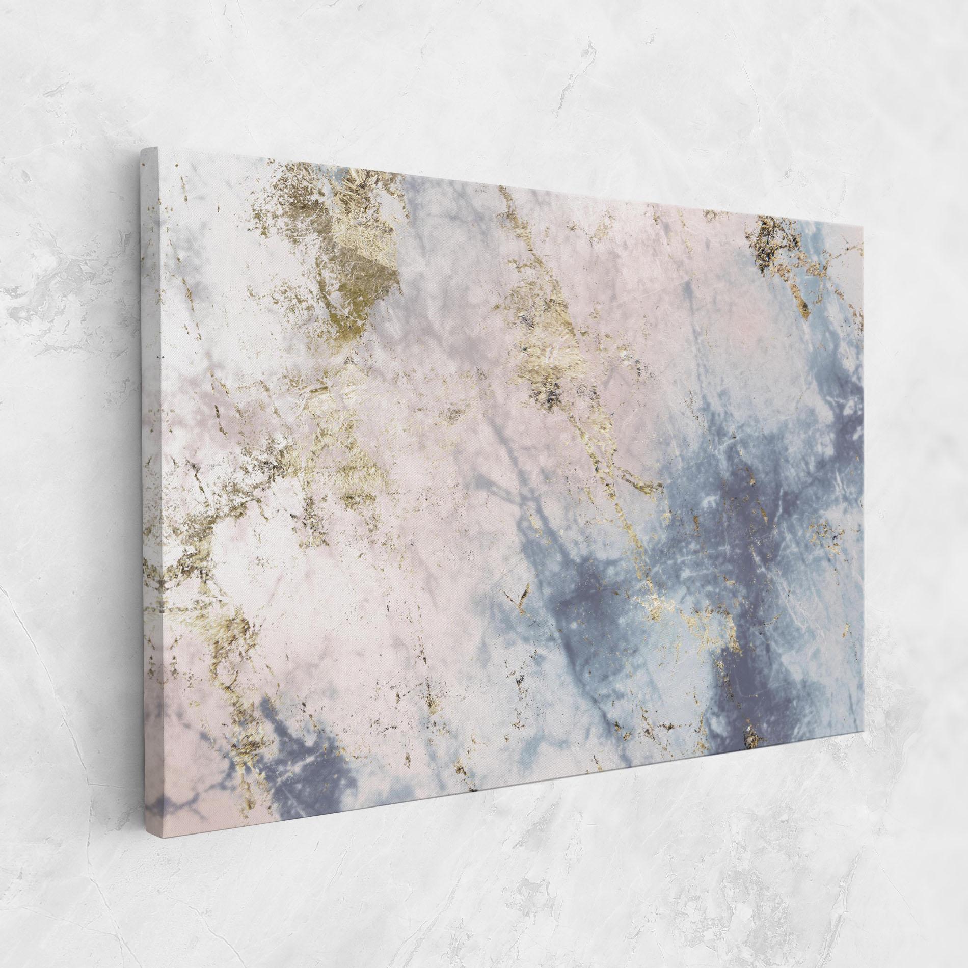 Tablou Canvas Pink Blue Marble mockup 1