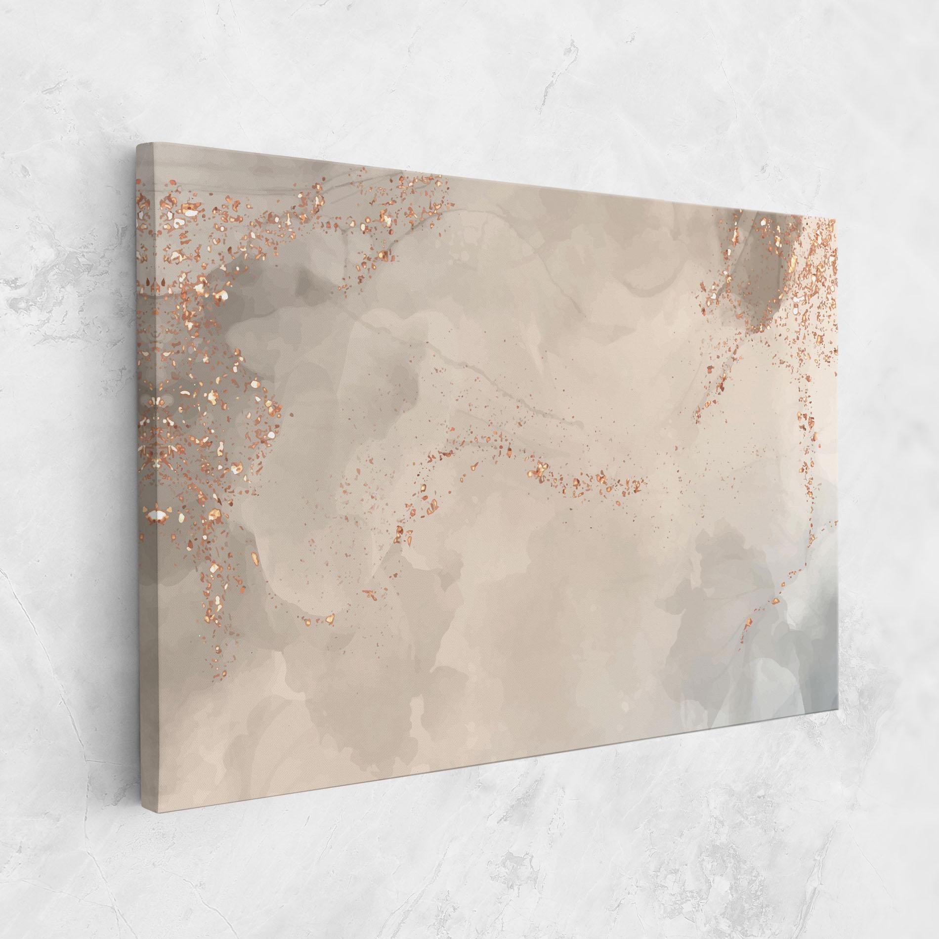 Tablou Canvas Pink Grey Marble 01 mockup 1