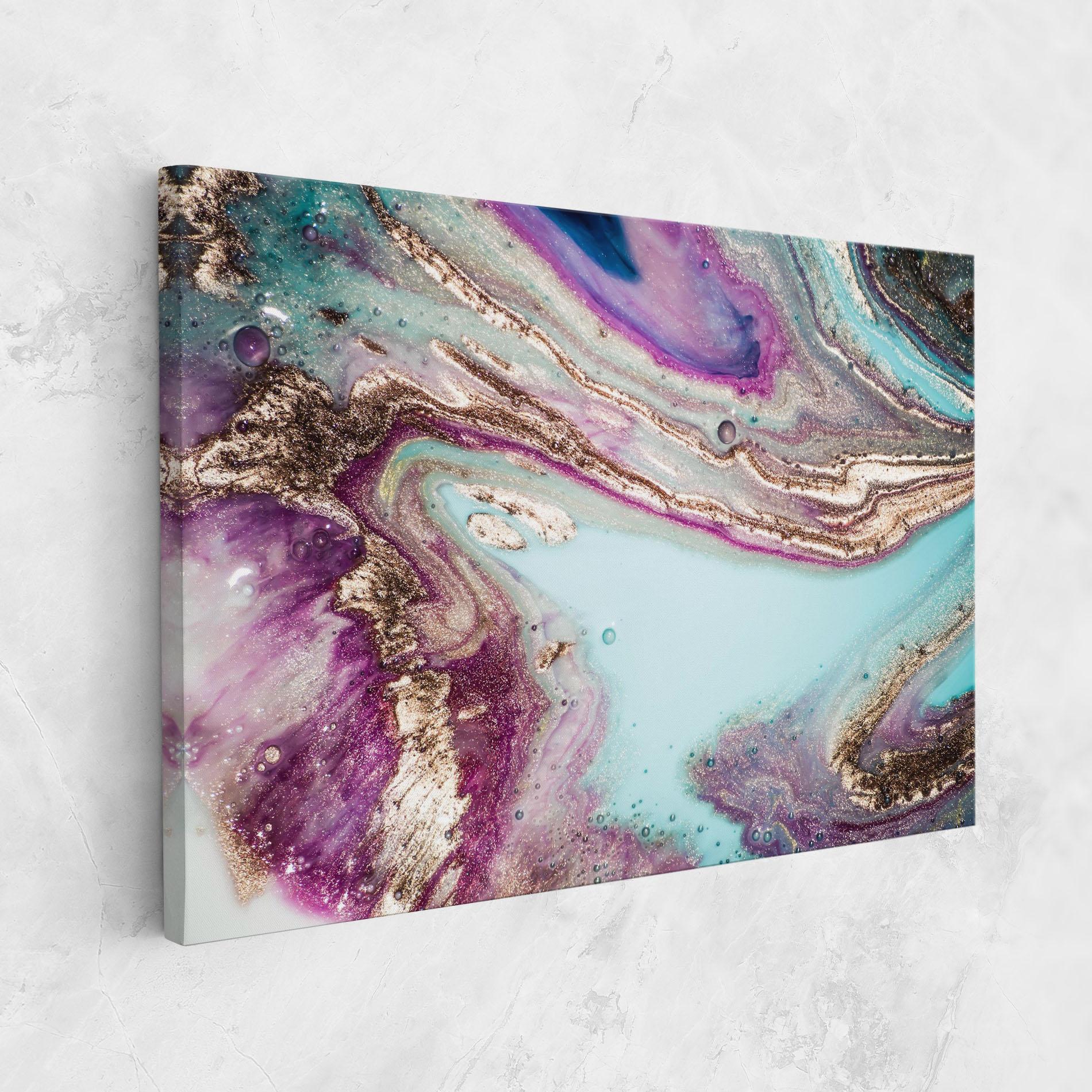 Tablou Canvas Pink Marble Shades mockup 1