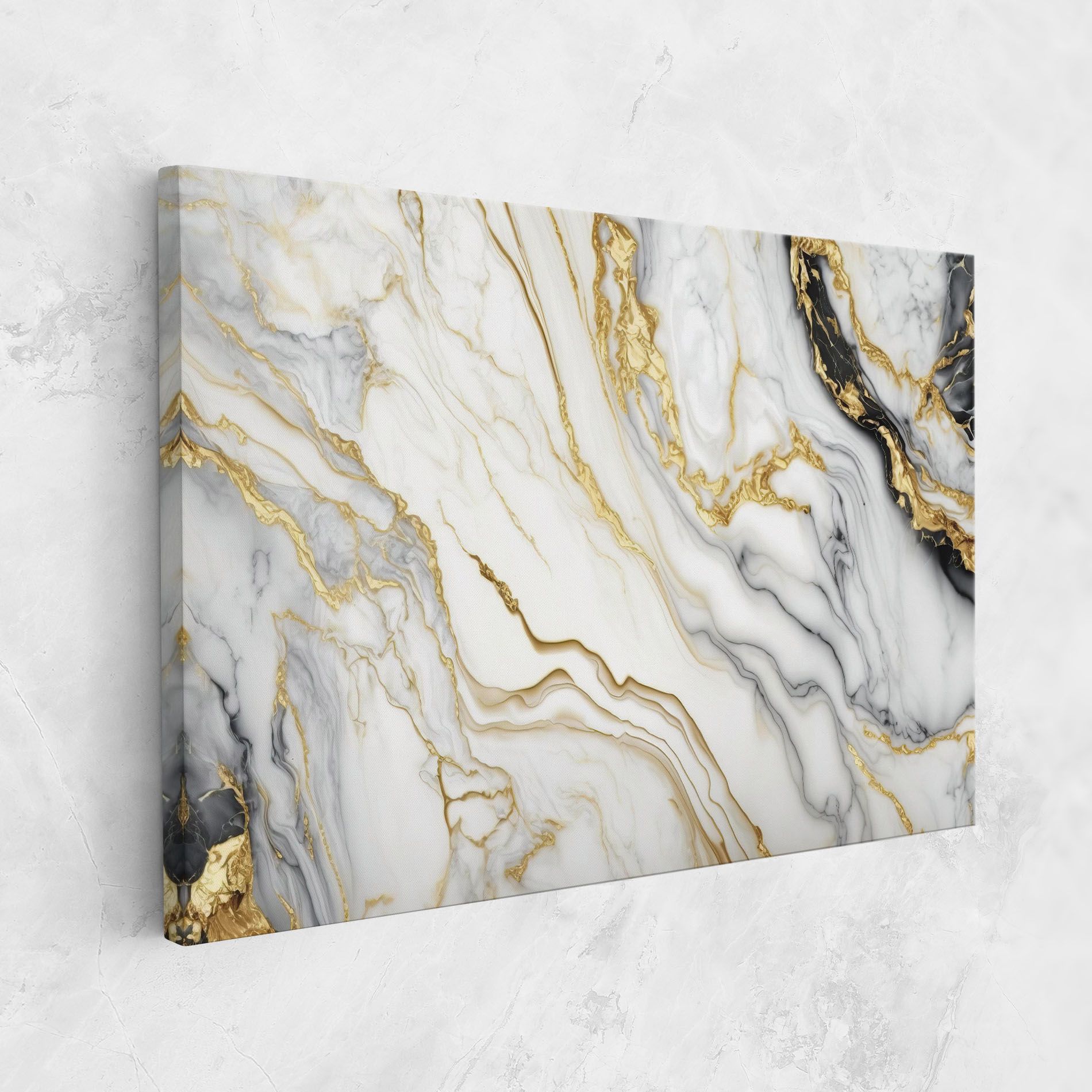 White Golden Marble mockup 1
