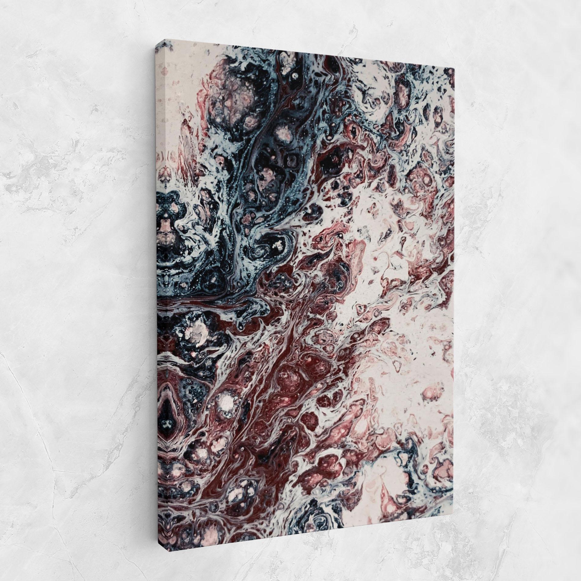 Tablou Canvas Abstract Dark Red mockup 1