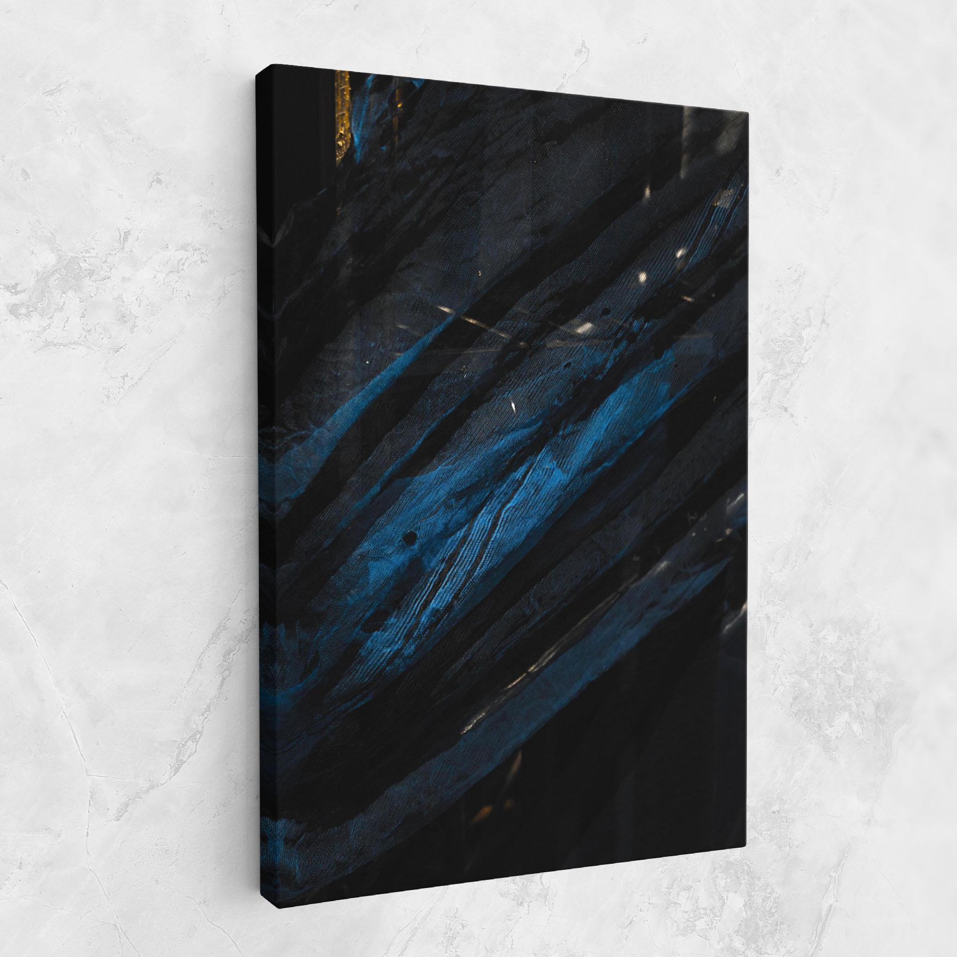 Tablou Canvas Blue Lines mockup 1