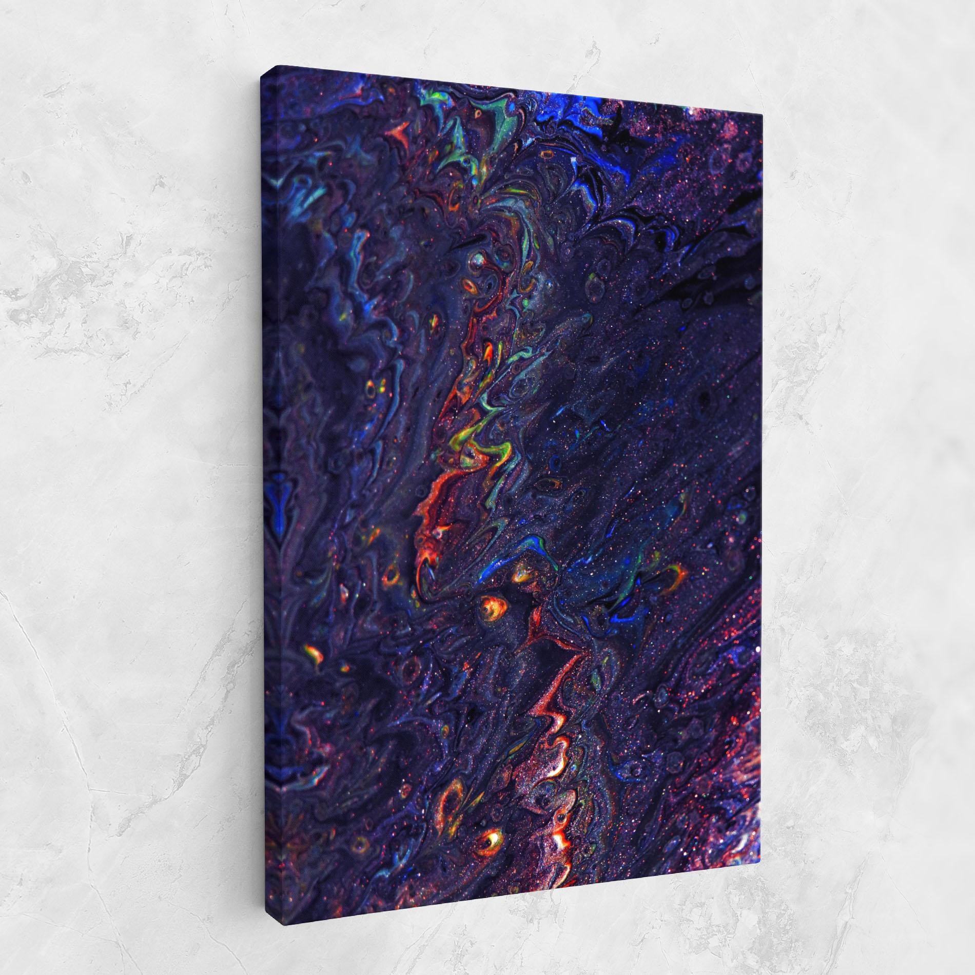 Tablou Canvas Dark Purple Texture mockup 1