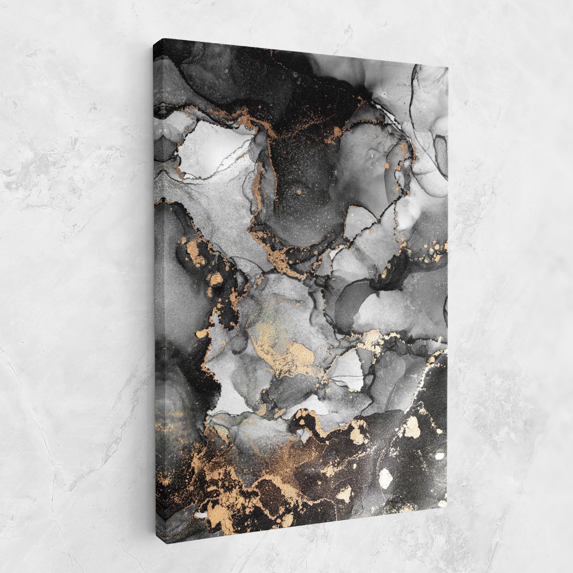 Grey Gold Marble mockup 1