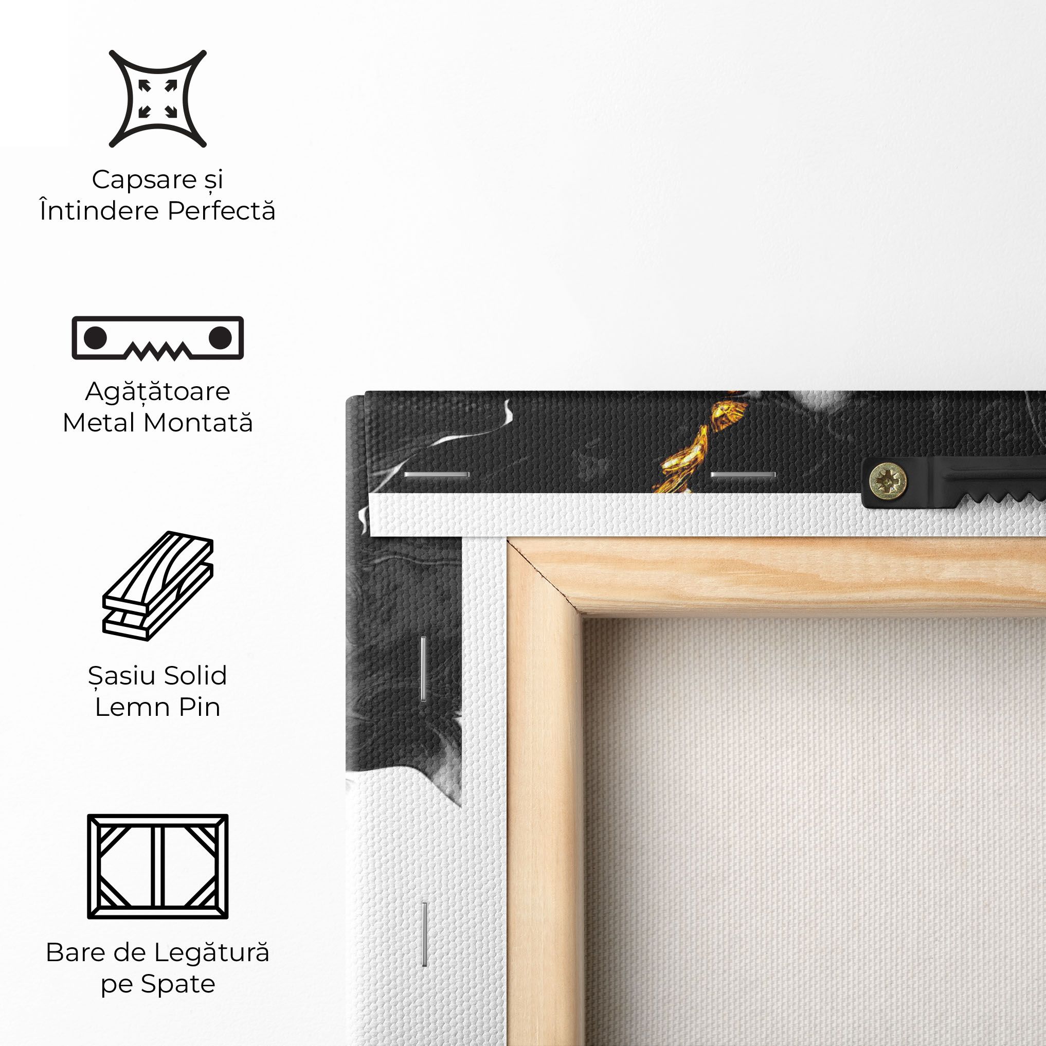 Abstract Black And Gold mockup 5