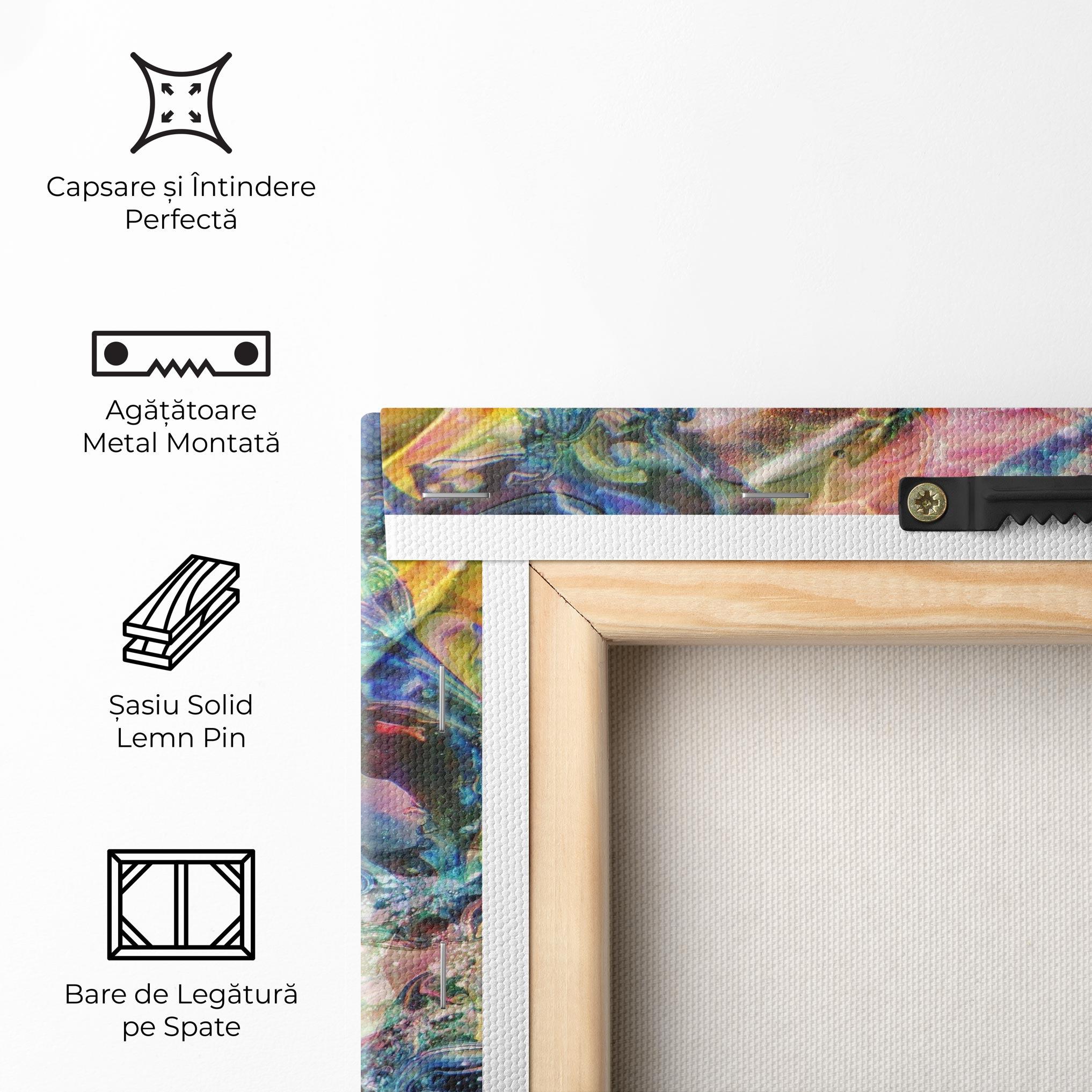 Tablou Canvas Abstract Colourful Glass mockup 5