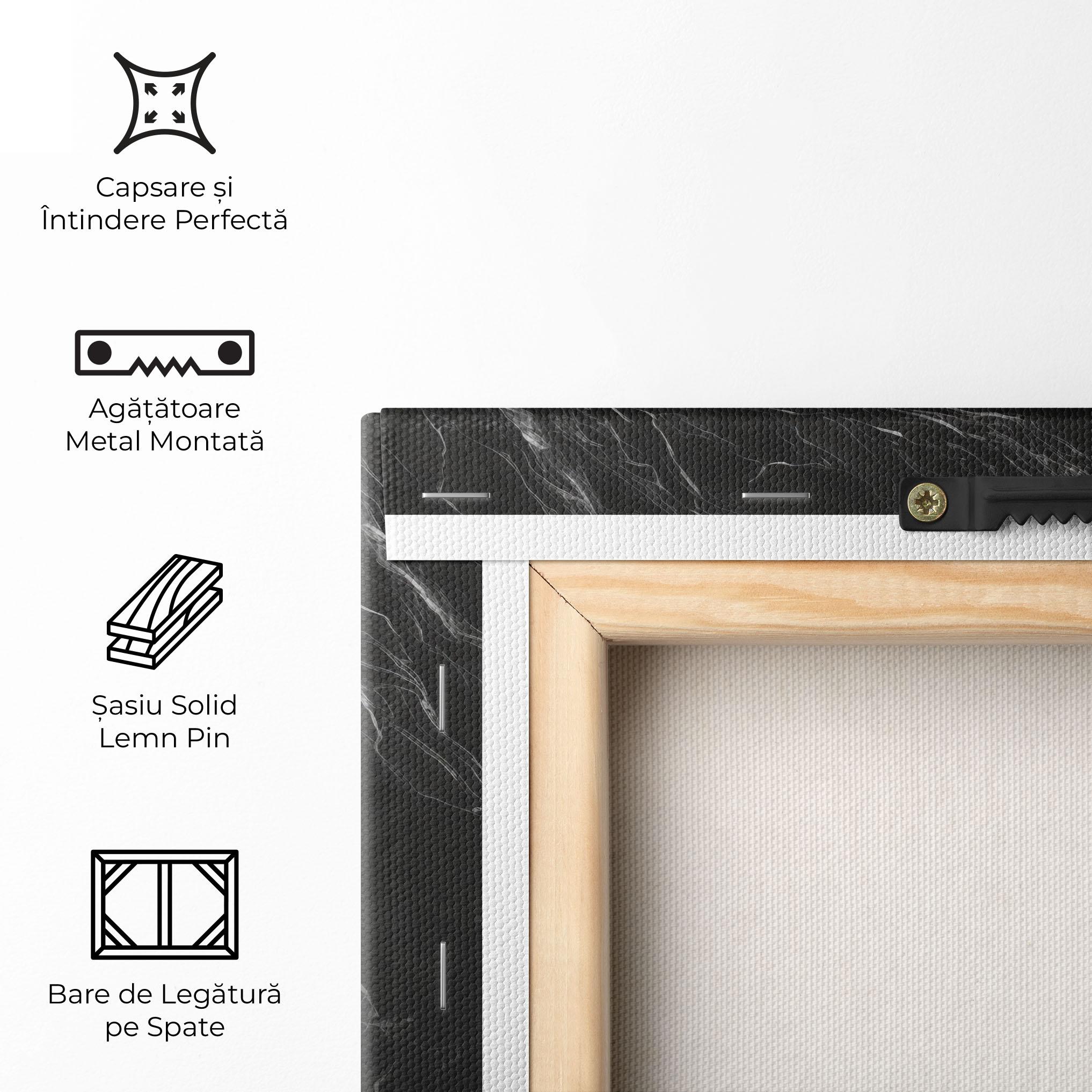 Tablou Canvas Black Marble mockup 5