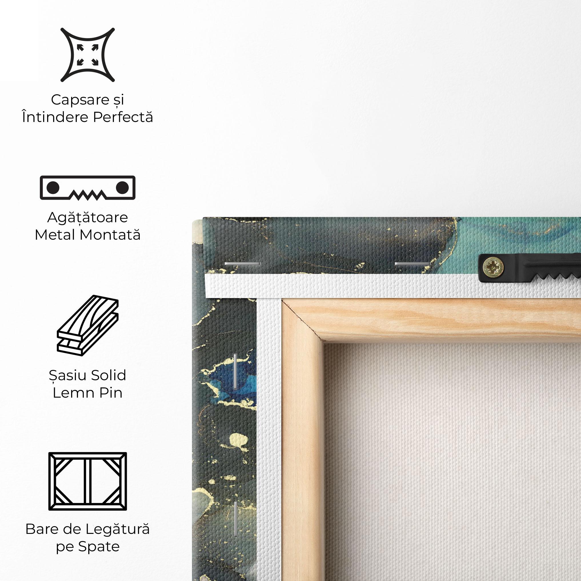 Tablou Canvas Blue Marble mockup 5