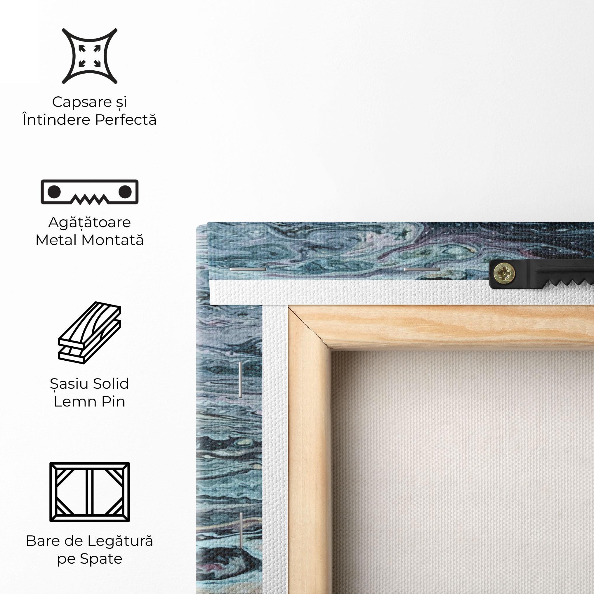 Tablou Canvas Light Blue Abstract mockup 5