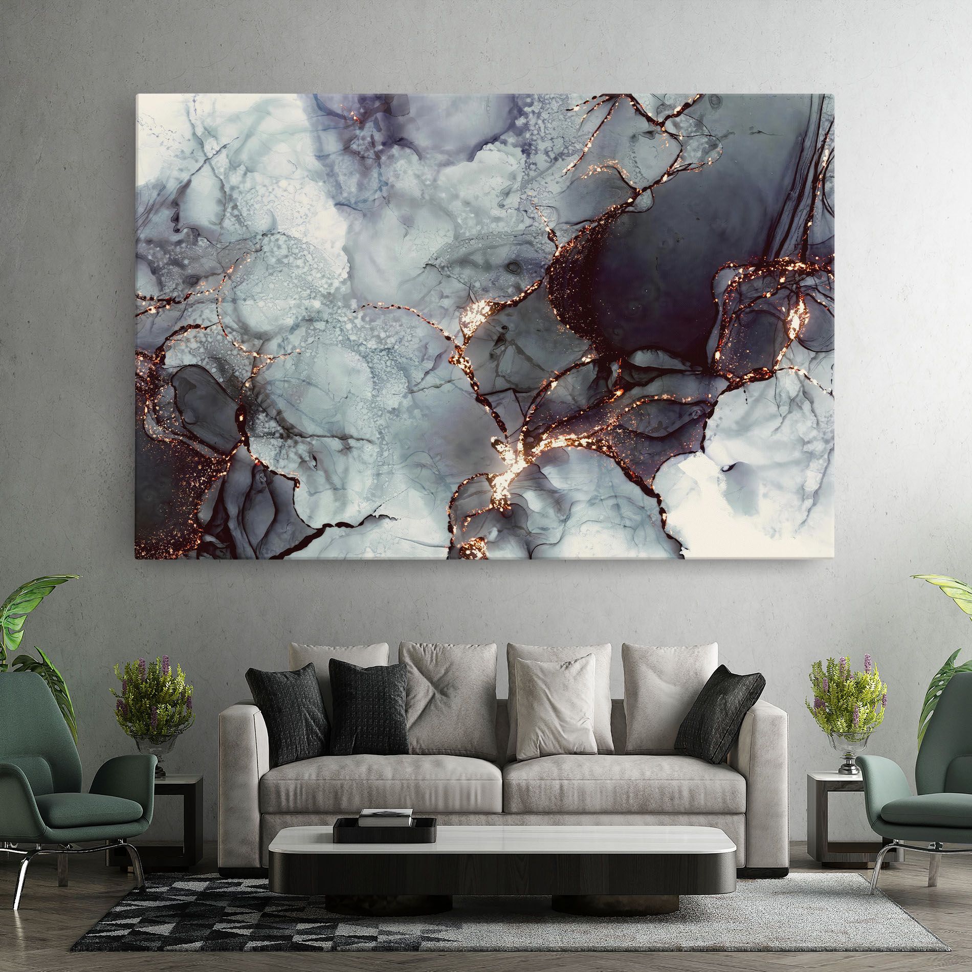 Abstract Gold Path mockup 7