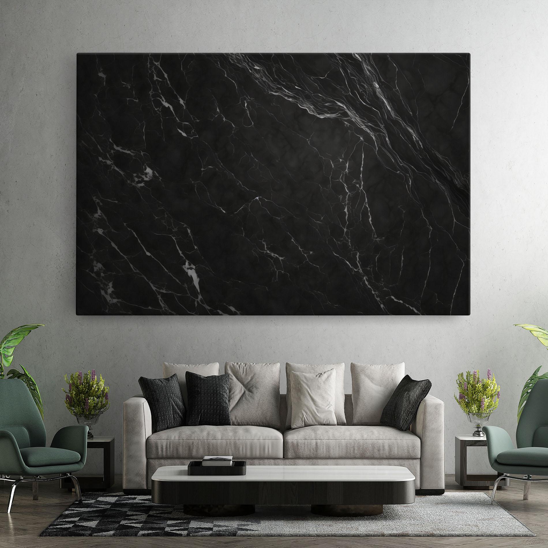 Tablou Canvas Black Marble mockup 7