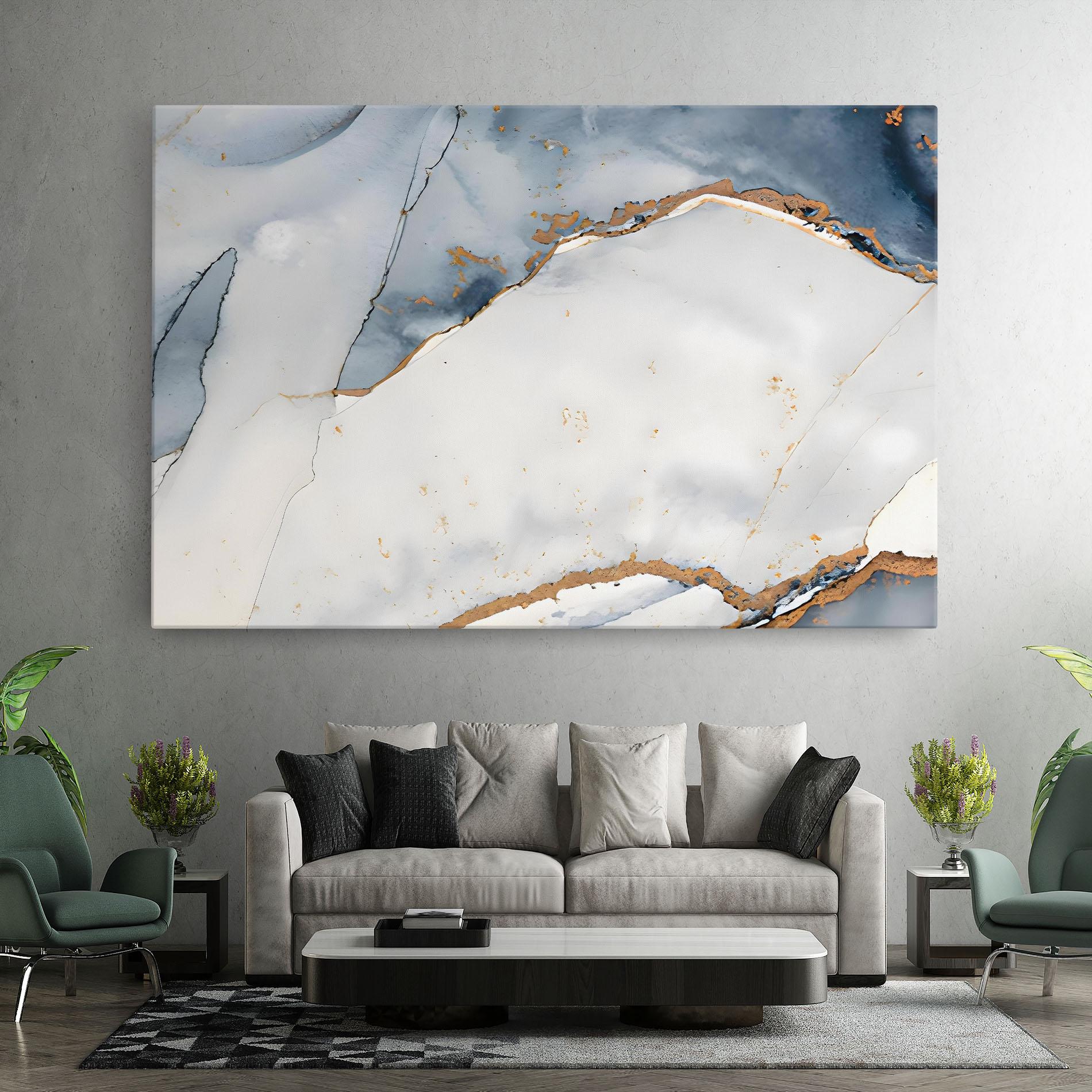 Tablou Canvas Blue Watercolor mockup 7