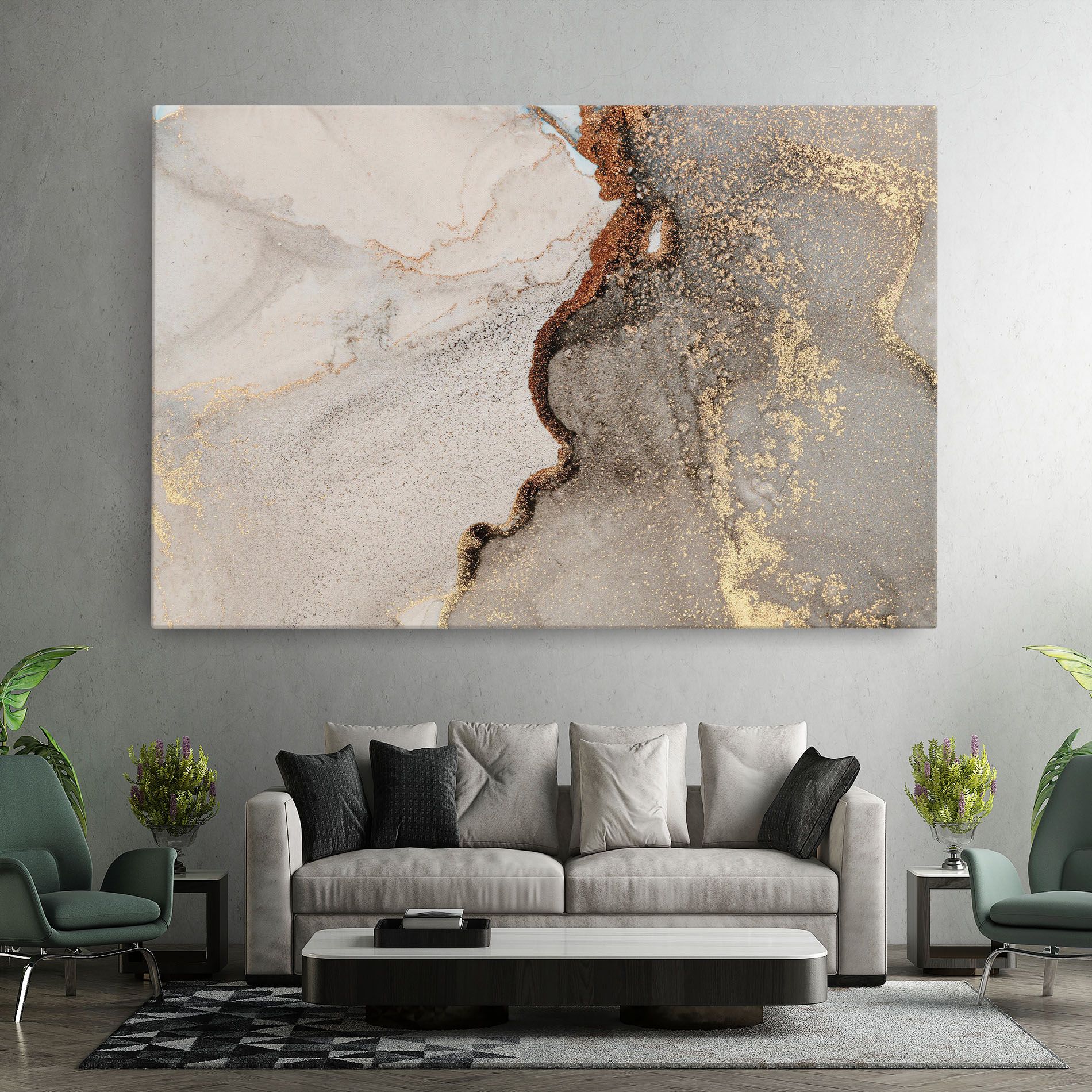 Grey Gold Marble Gigapixel Art Scale 0_50x mockup 7