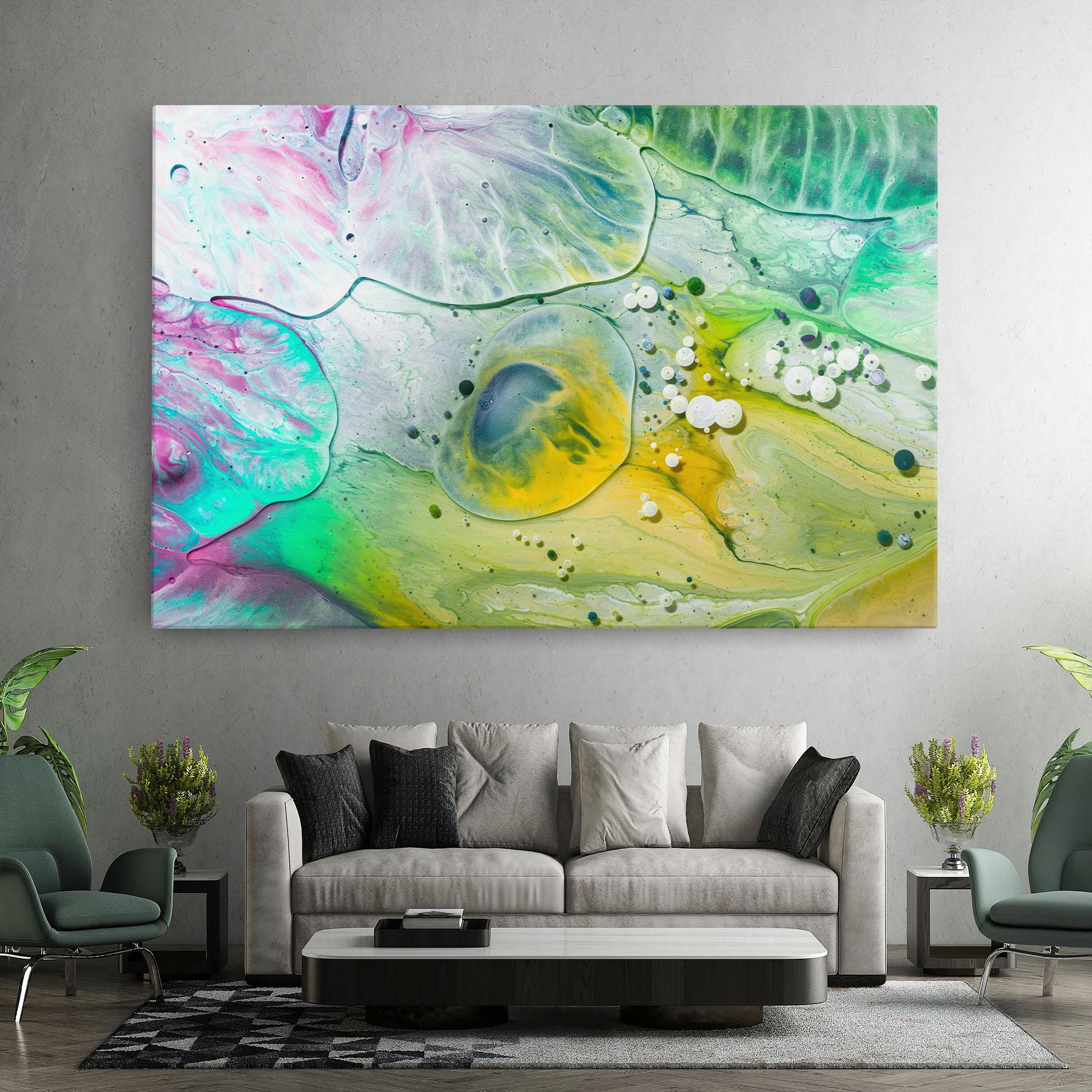 Tablou Canvas Mix Color Ink mockup 7