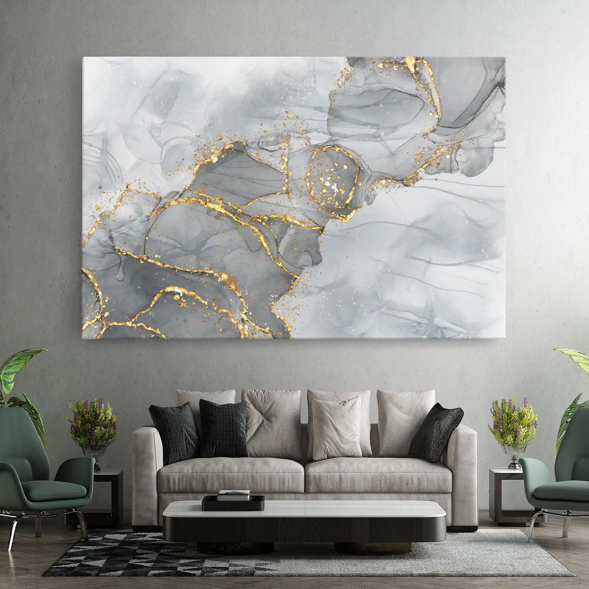 White Ink Marble mockup 7