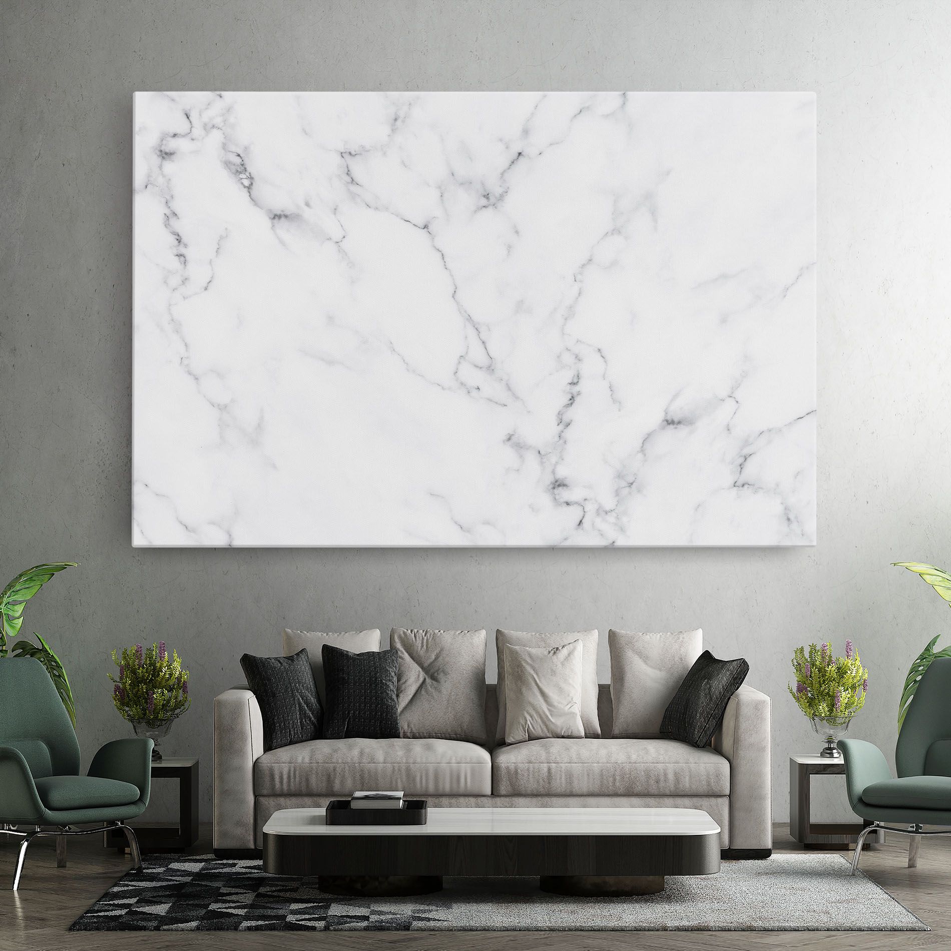 White Marble Texture mockup 7