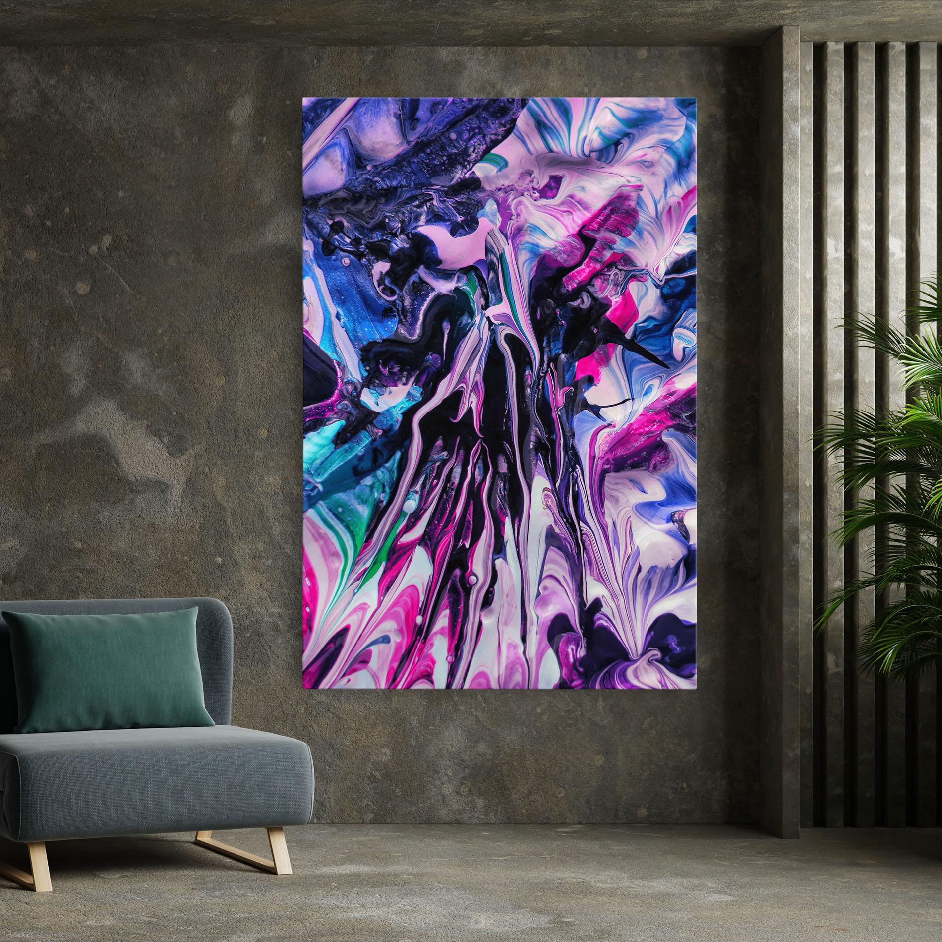 Tablou Canvas Abstract Rose Colours mockup 7