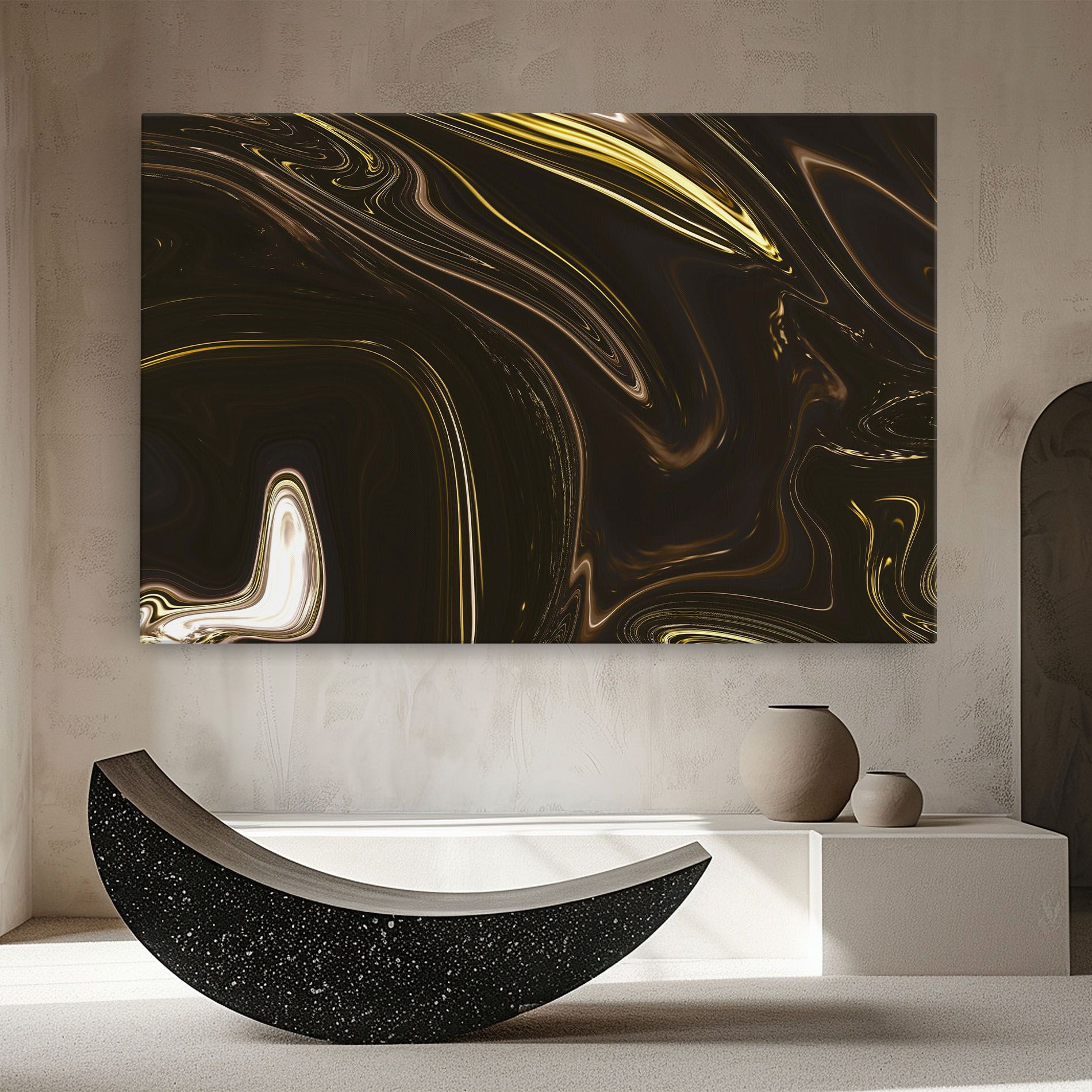 Black Gold Marble mockup 8