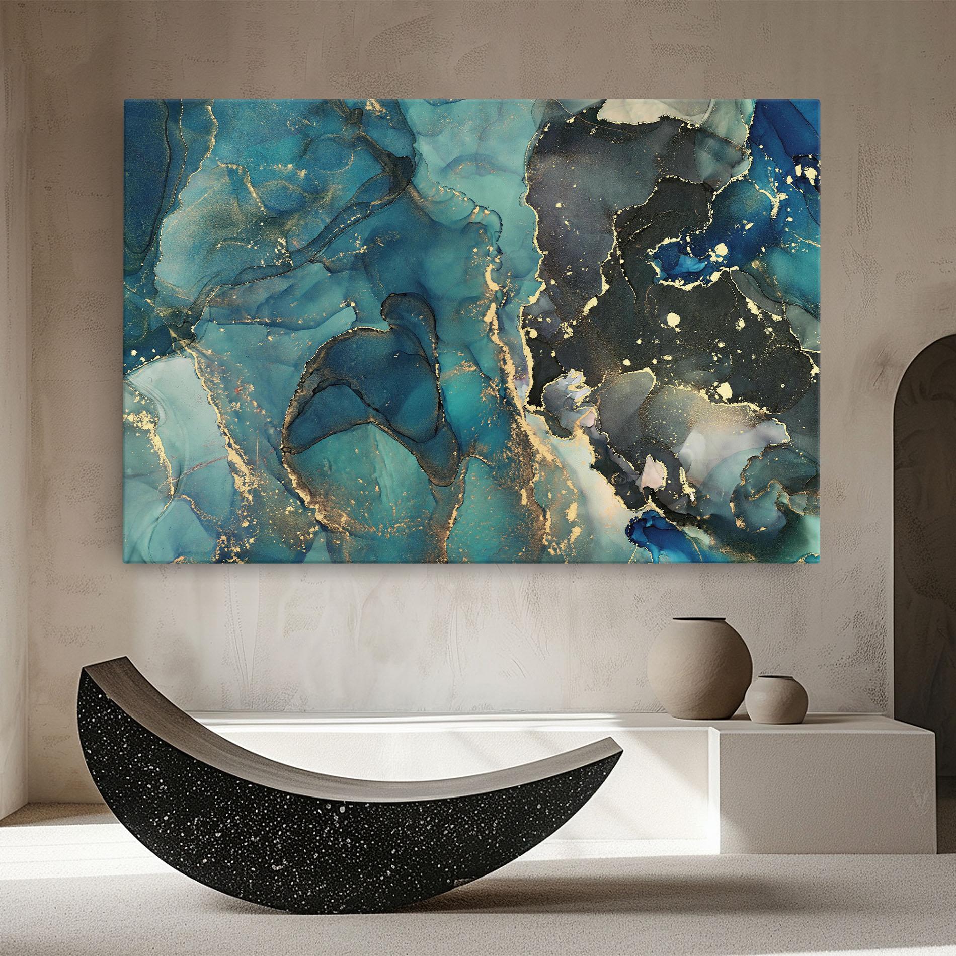 Tablou Canvas Blue Marble mockup 8