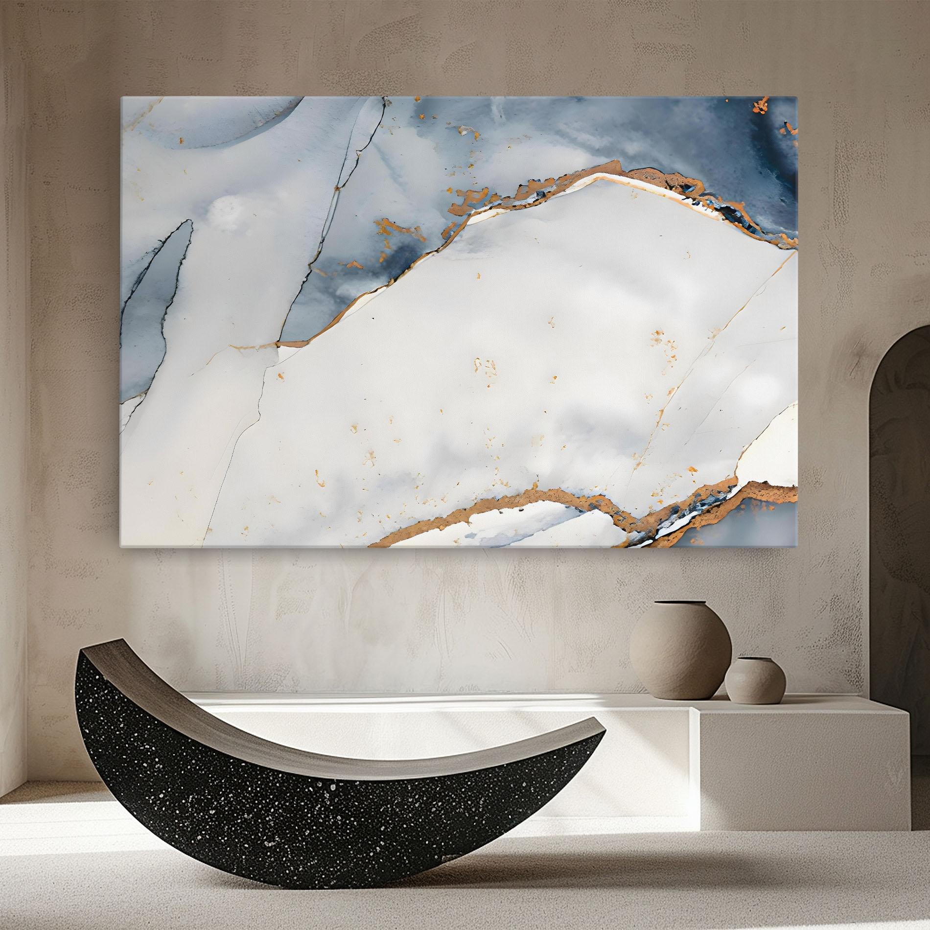 Tablou Canvas Blue Watercolor mockup 8