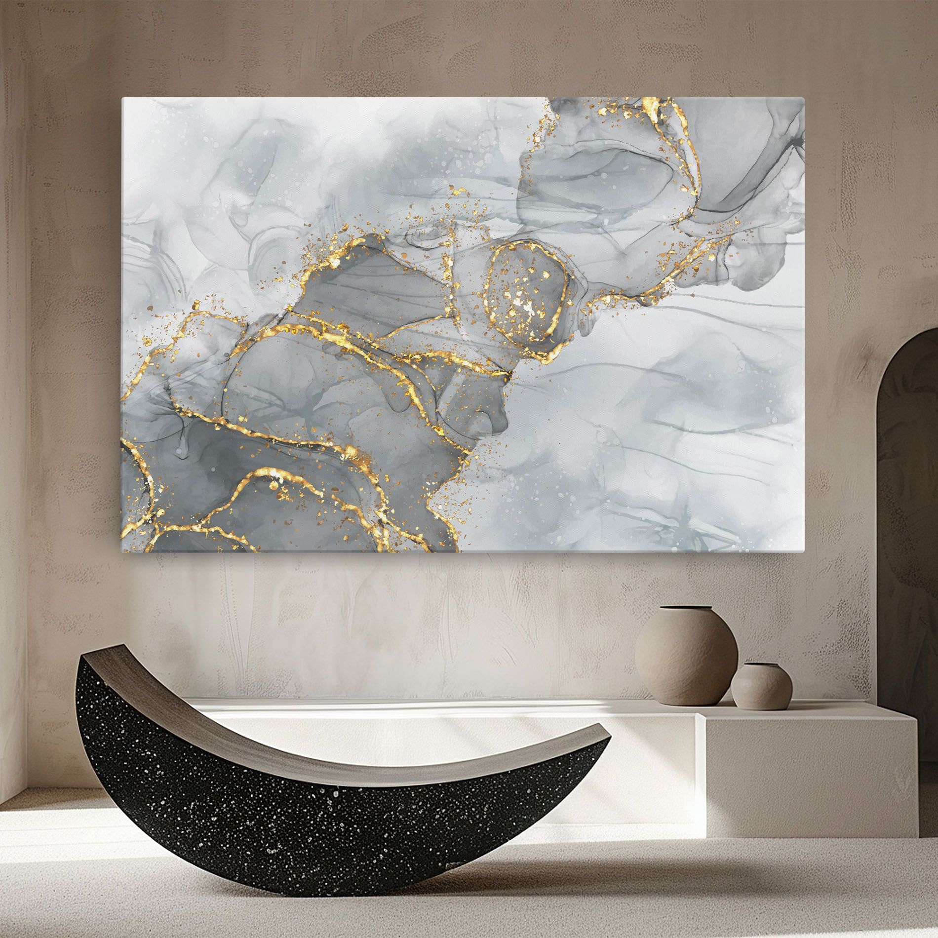 White Ink Marble mockup 8