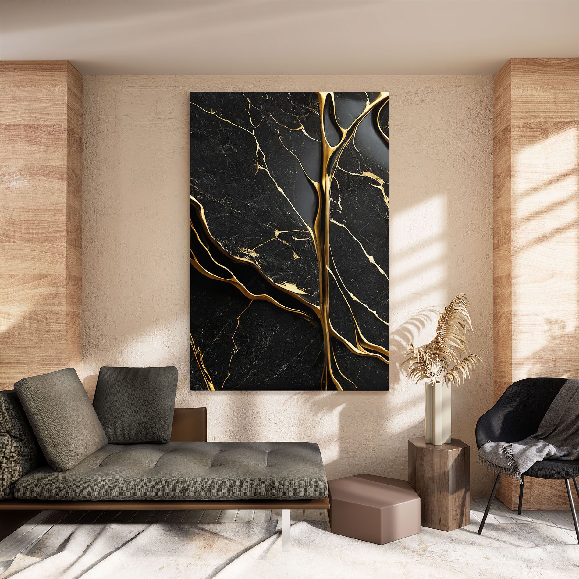 Black Square Marble mockup 8