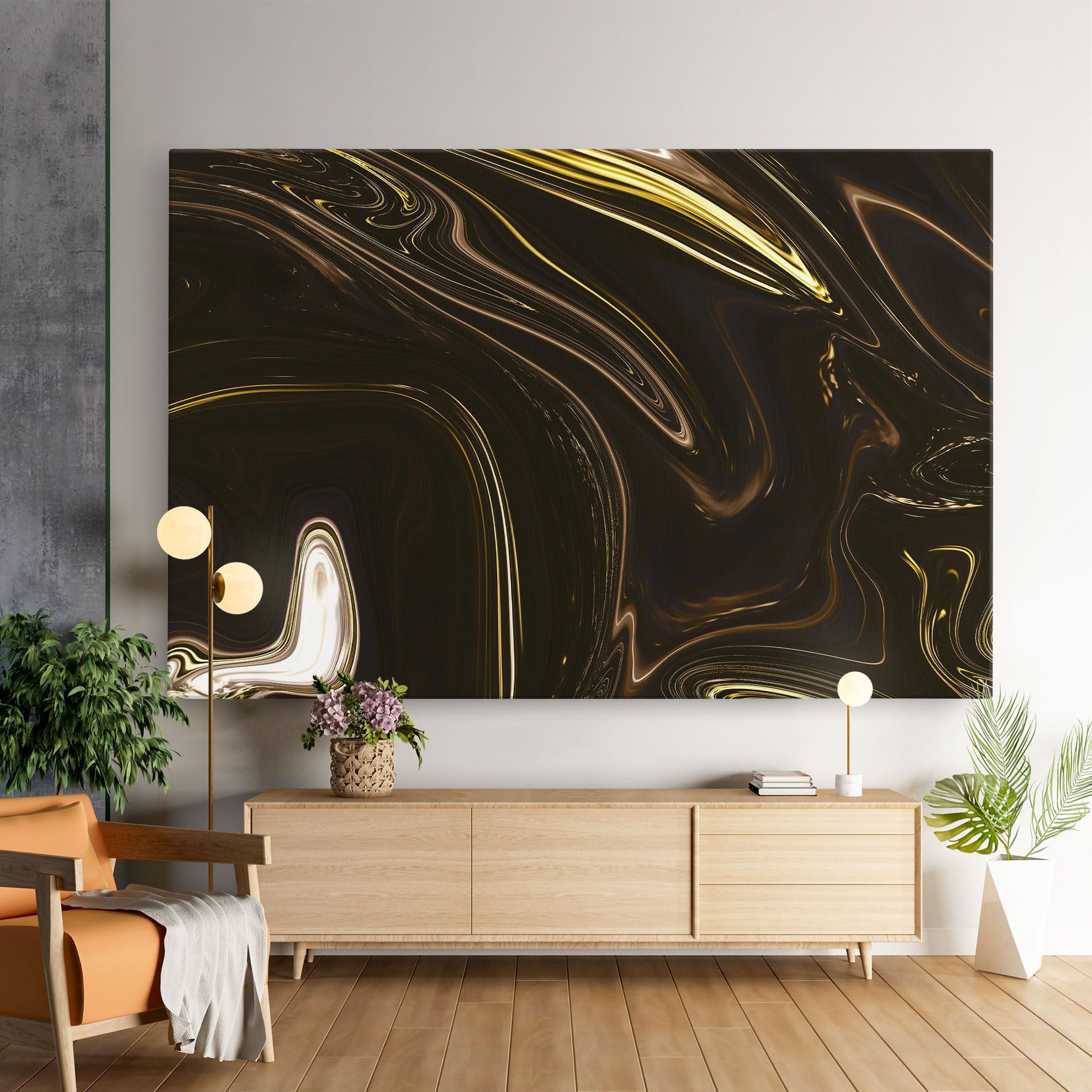 Black Gold Marble mockup 9