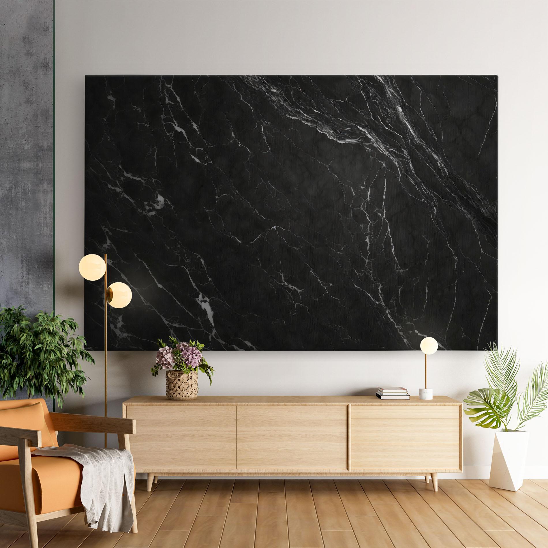Tablou Canvas Black Marble mockup 9