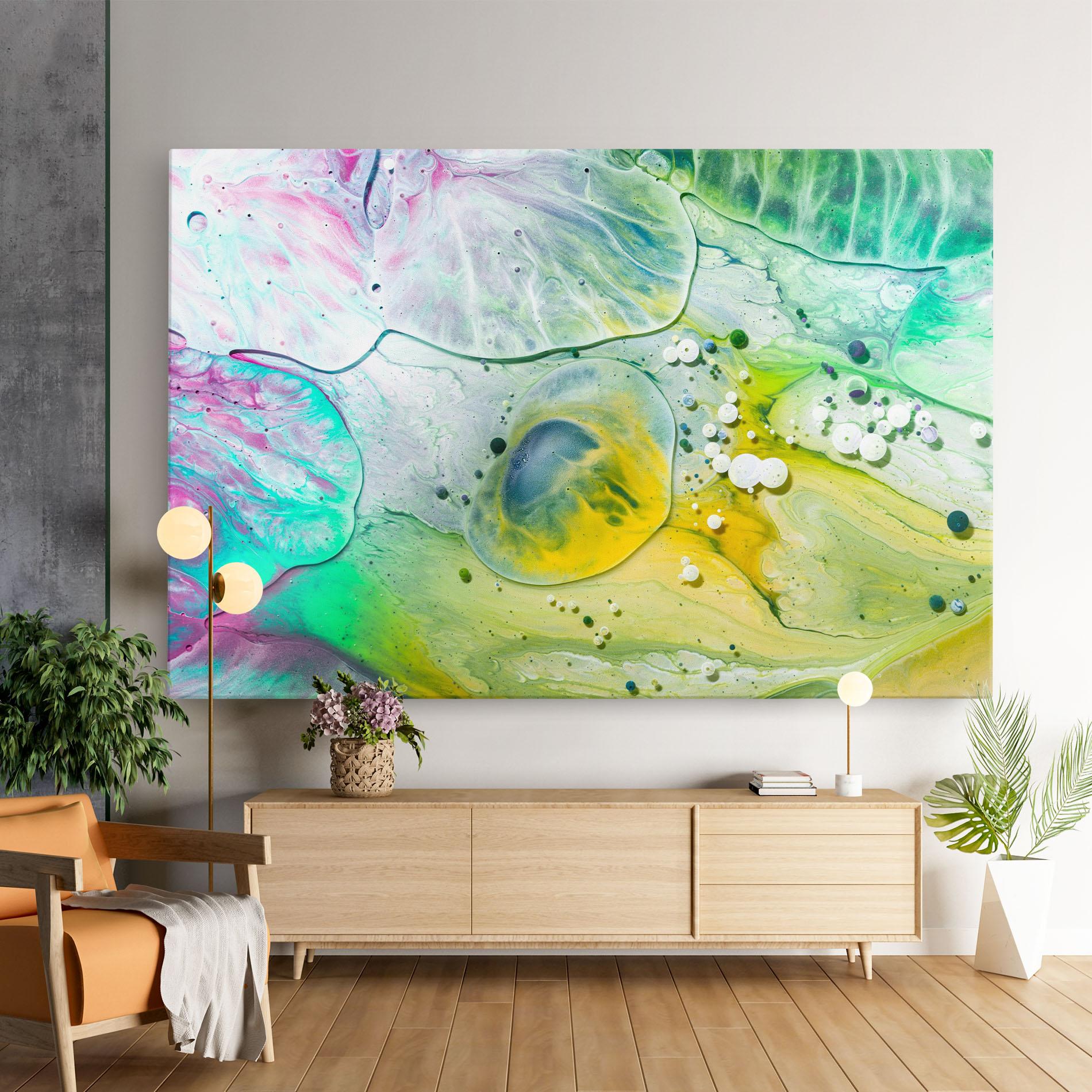 Tablou Canvas Mix Color Ink mockup 9