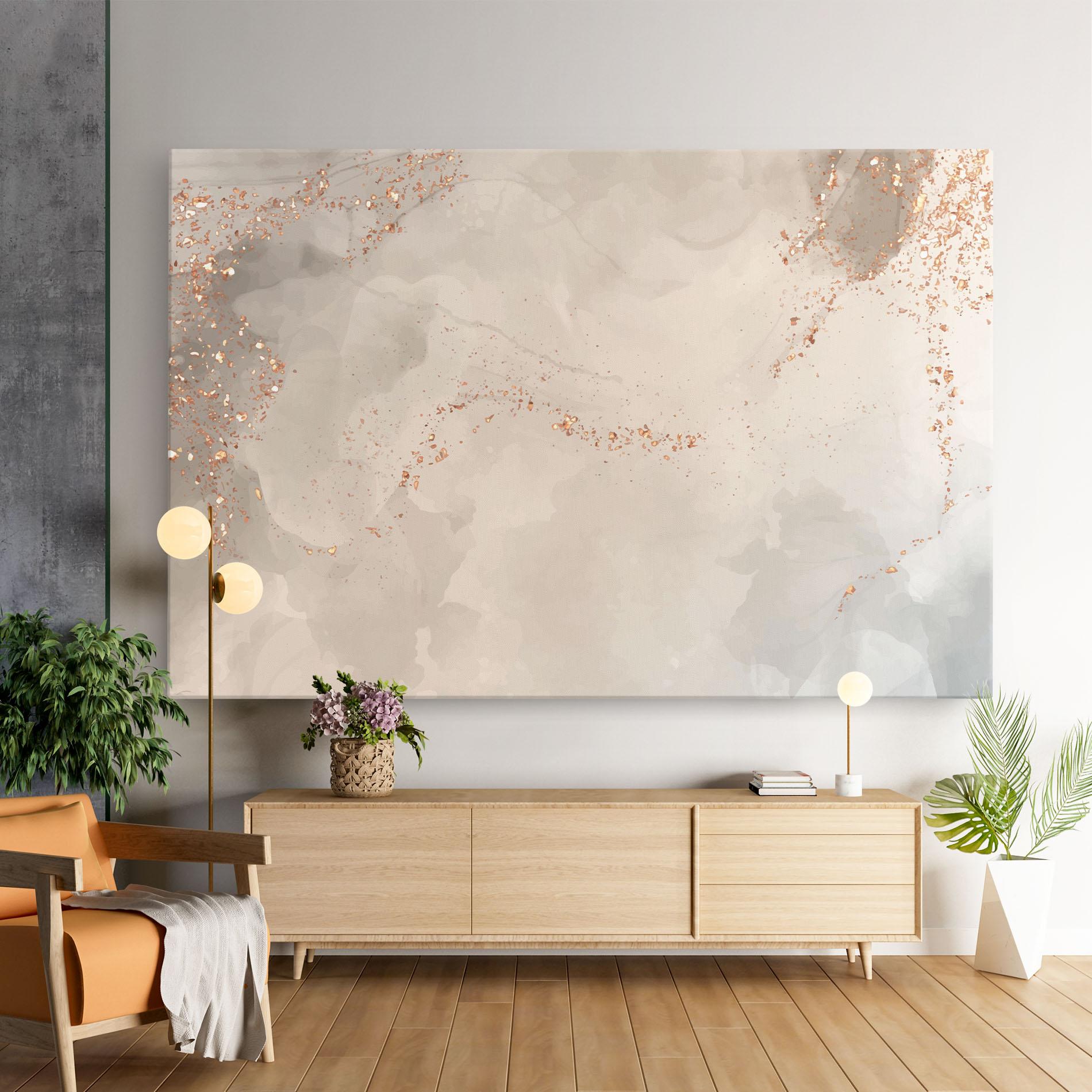 Tablou Canvas Pink Grey Marble 01 mockup 9
