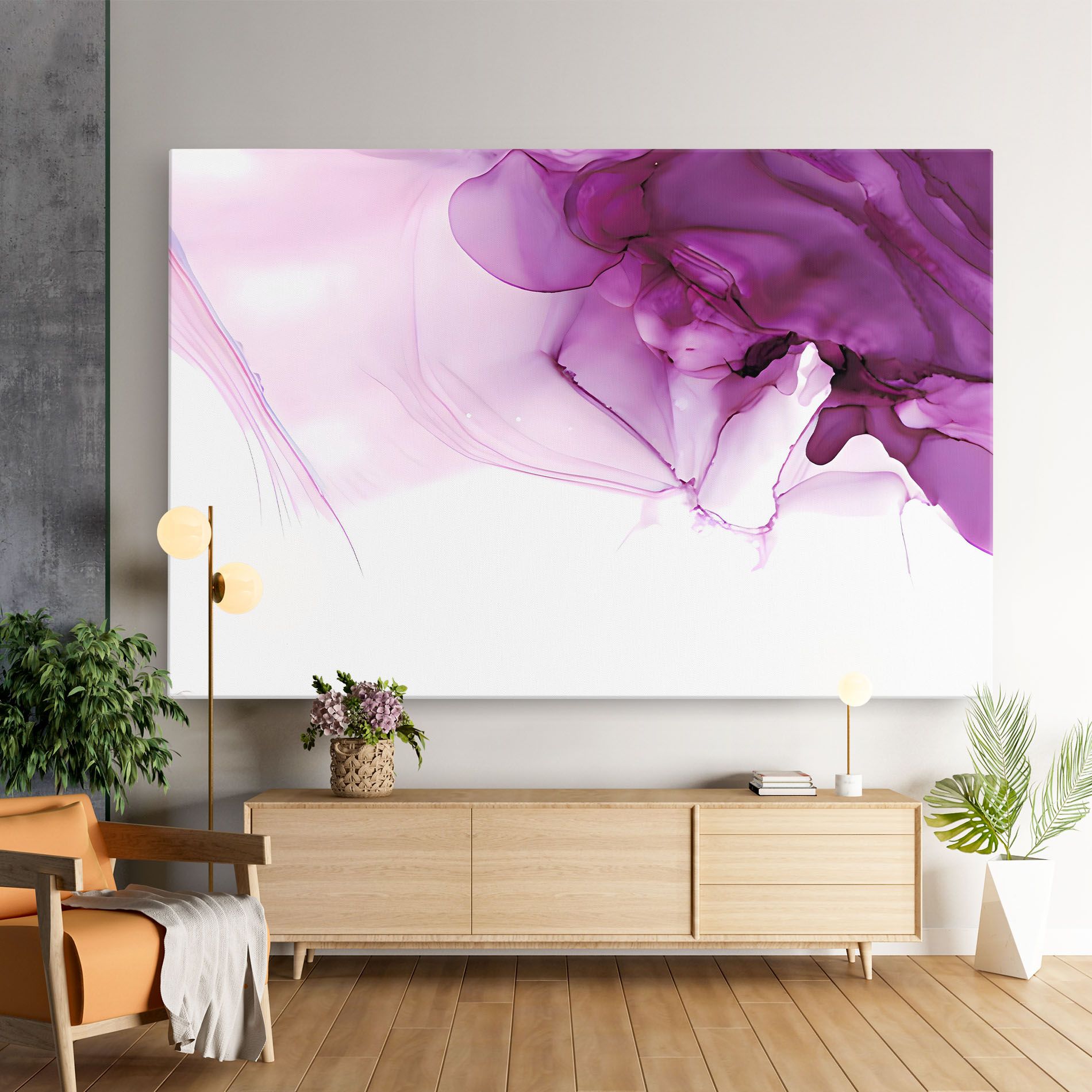 Purple Ink Marble mockup 9