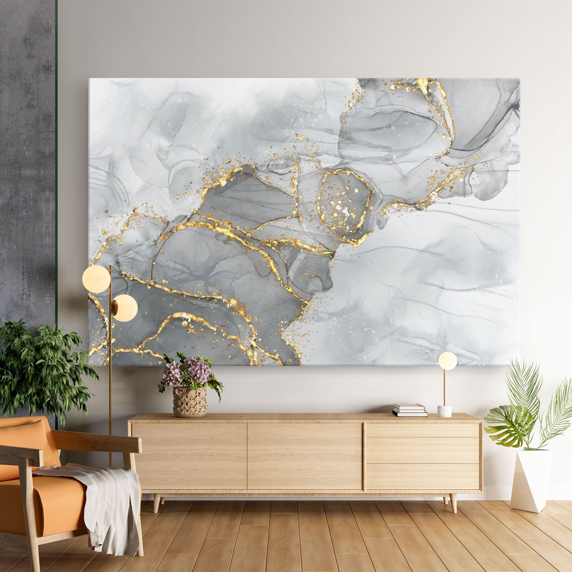 White Ink Marble mockup 9