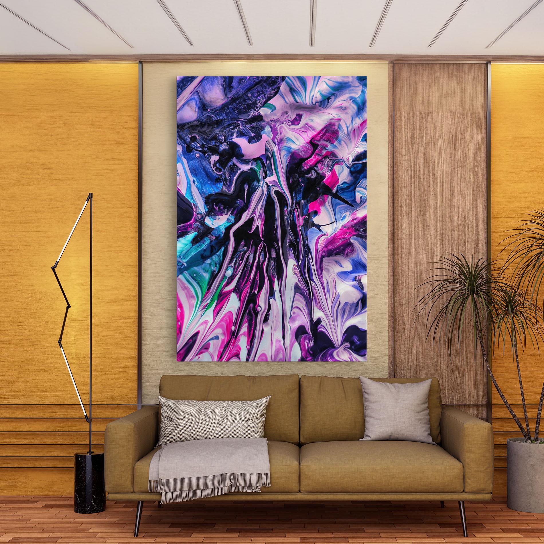 Tablou Canvas Abstract Rose Colours mockup 9