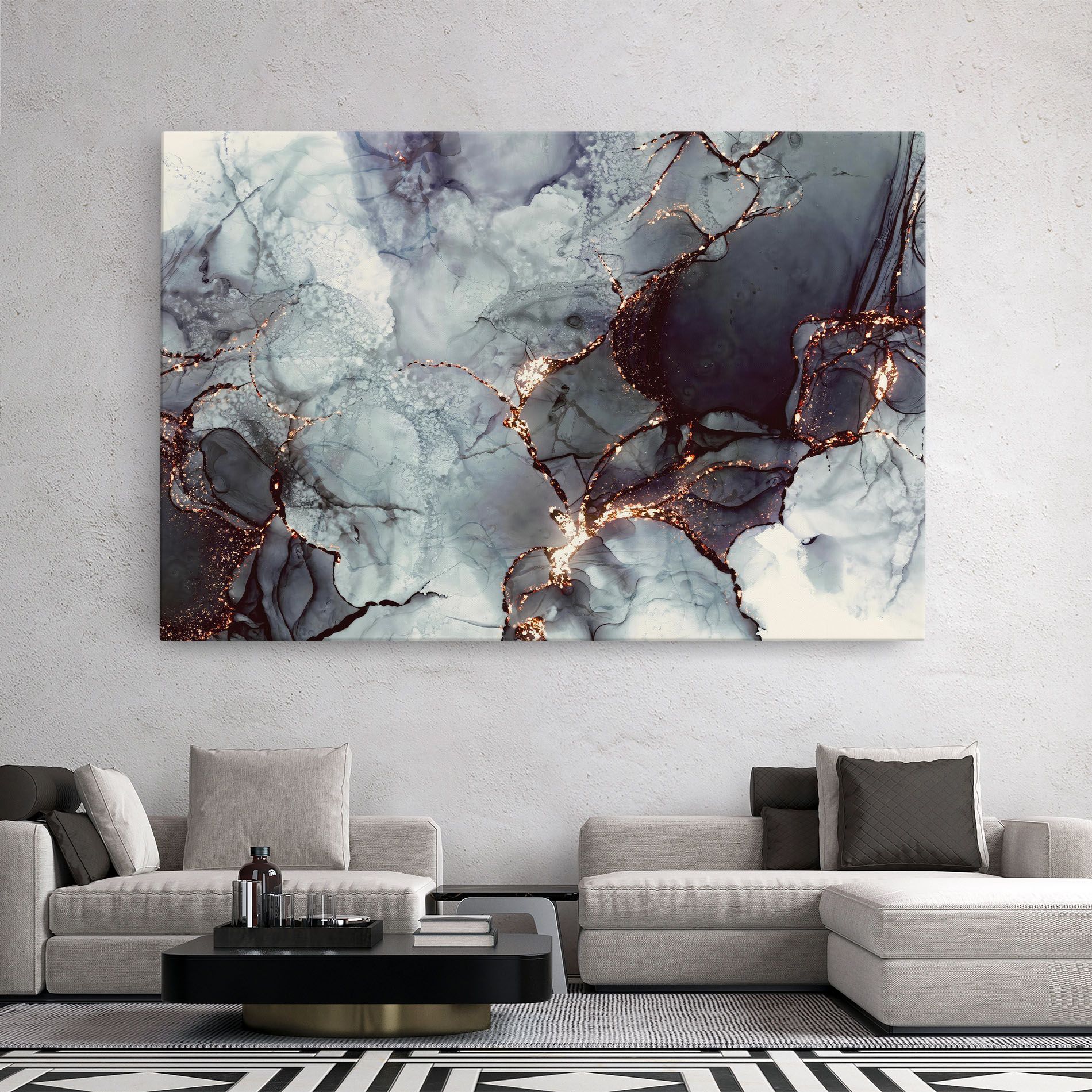 Abstract Gold Path mockup 2