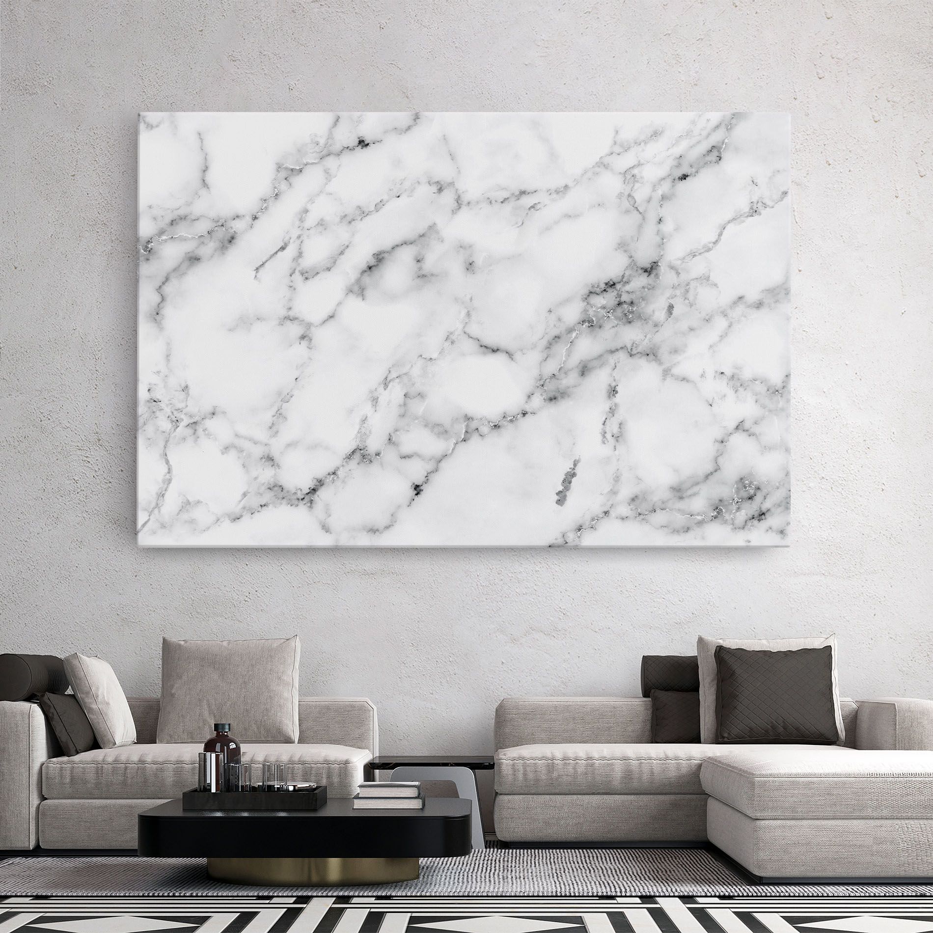 Basic White Marble mockup 2