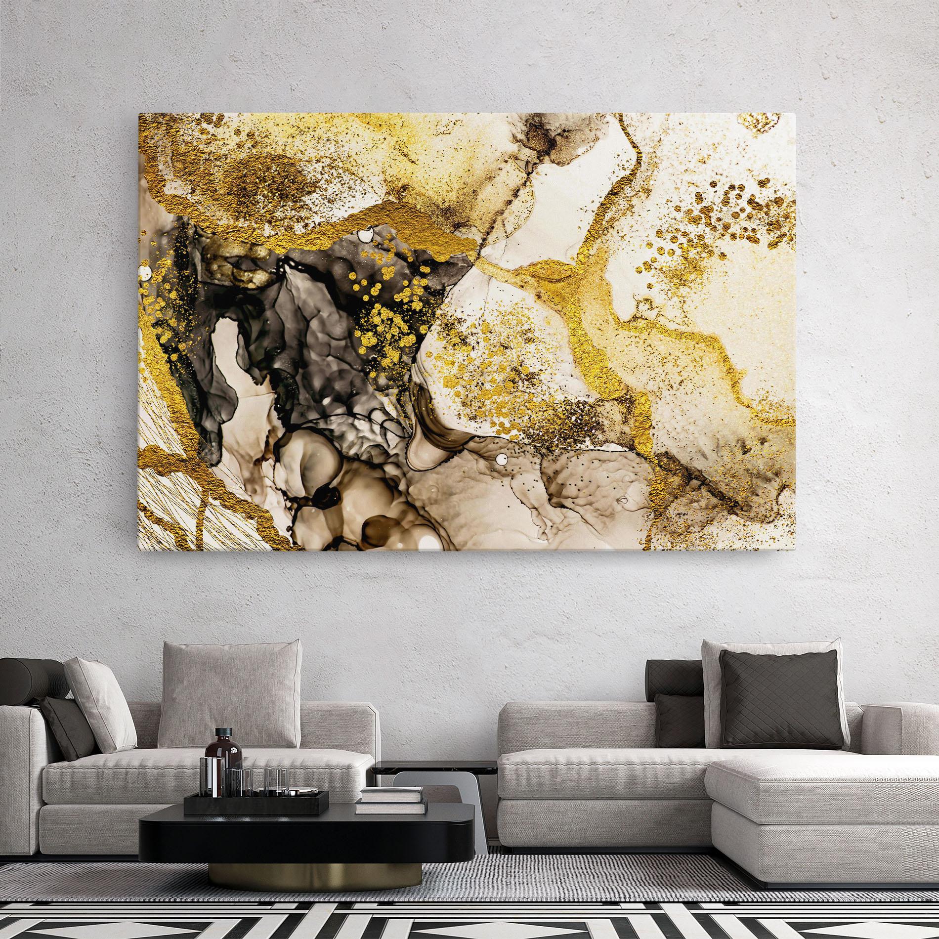 Tablou Canvas Golden Sand mockup 2