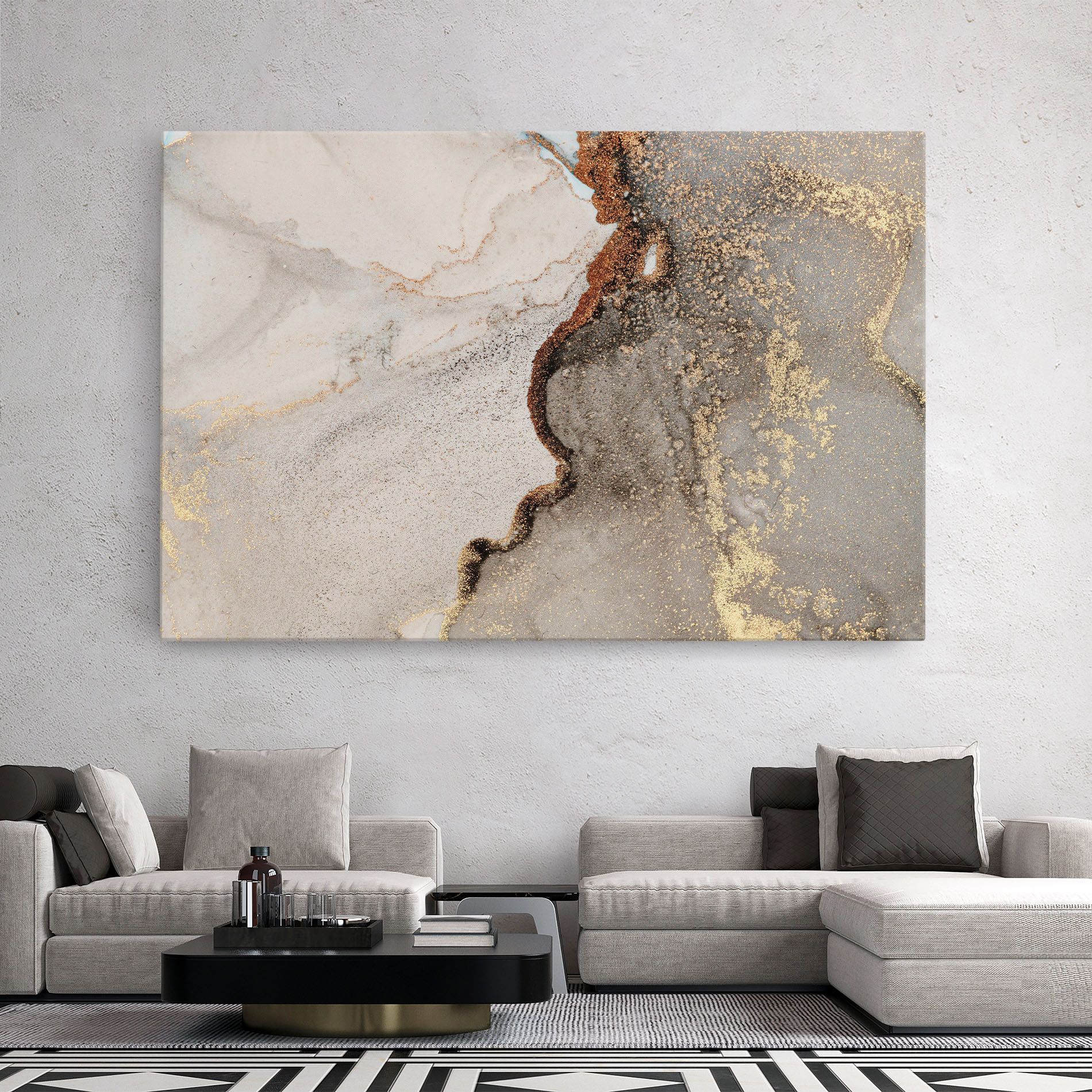 Grey Gold Marble Gigapixel Art Scale 0_50x mockup 2