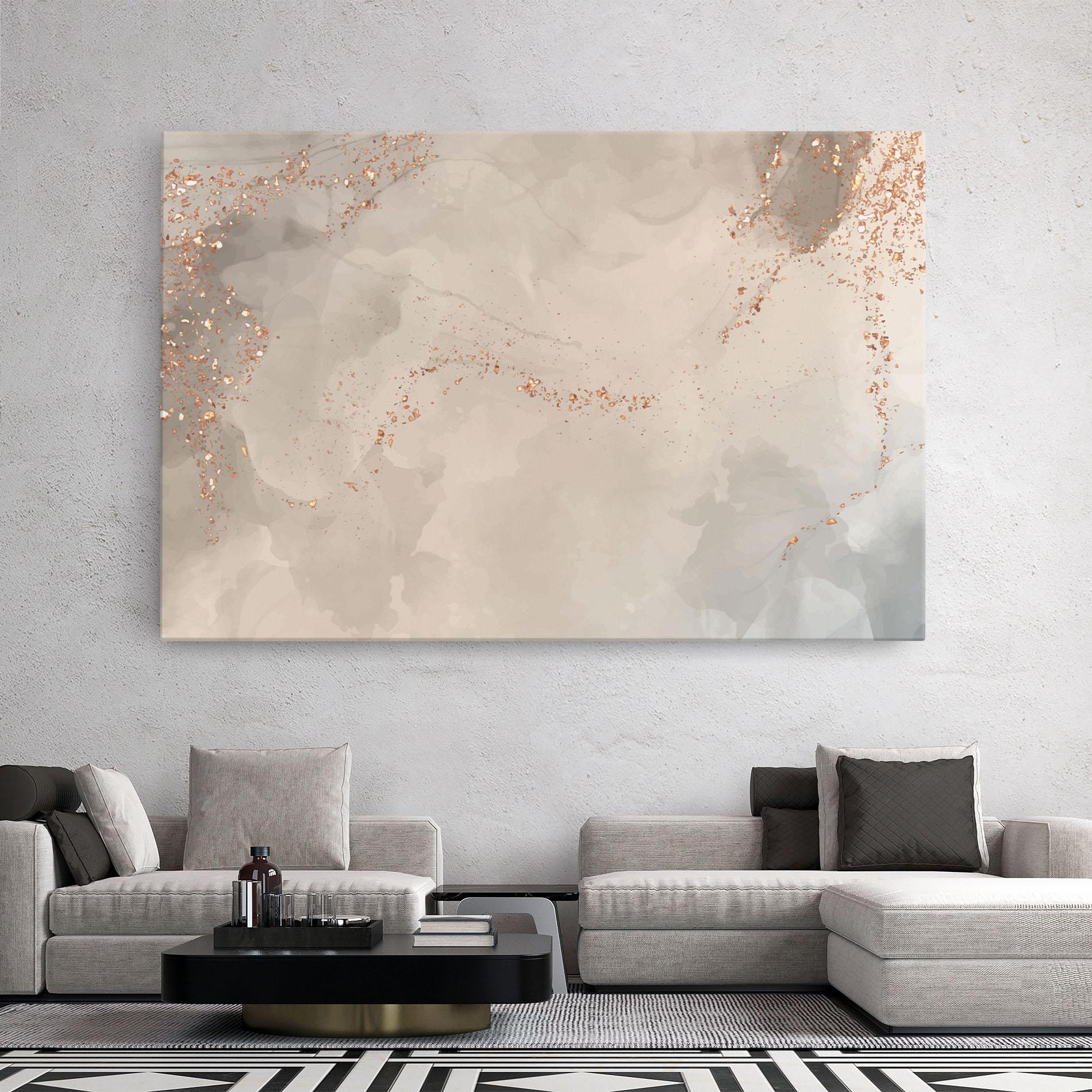 Tablou Canvas Pink Grey Marble 01 mockup 2