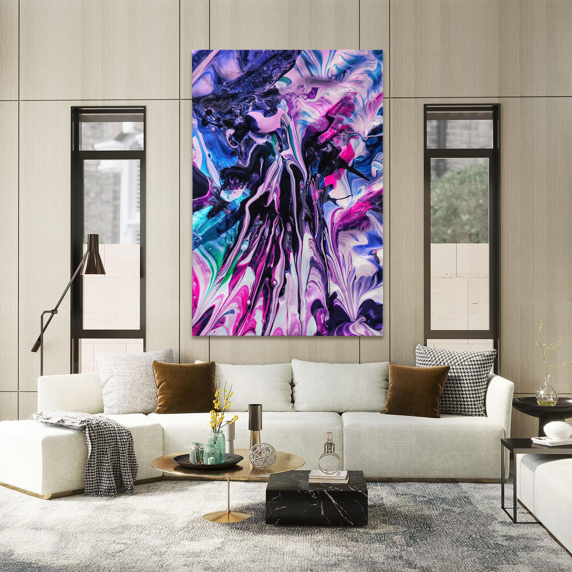 Tablou Canvas Abstract Rose Colours mockup 2