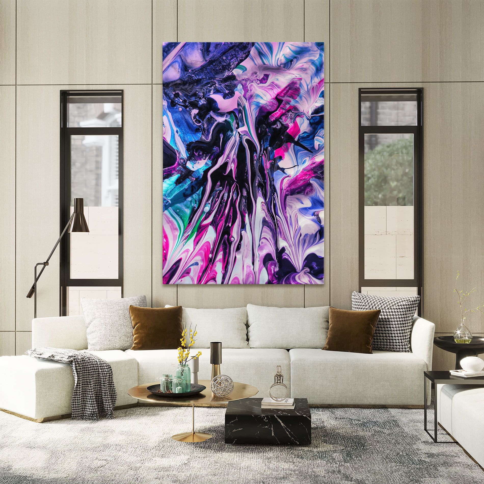 Abstract Rose Colours mockup 2