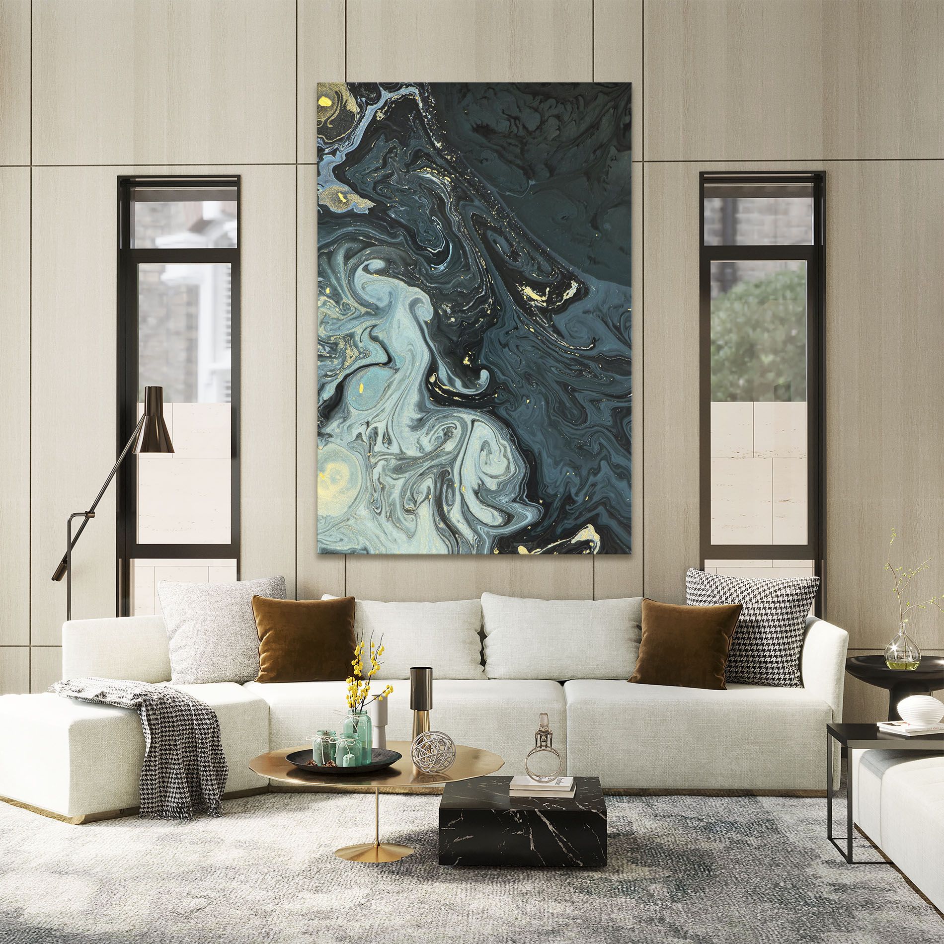 Dark Green Painting mockup 2