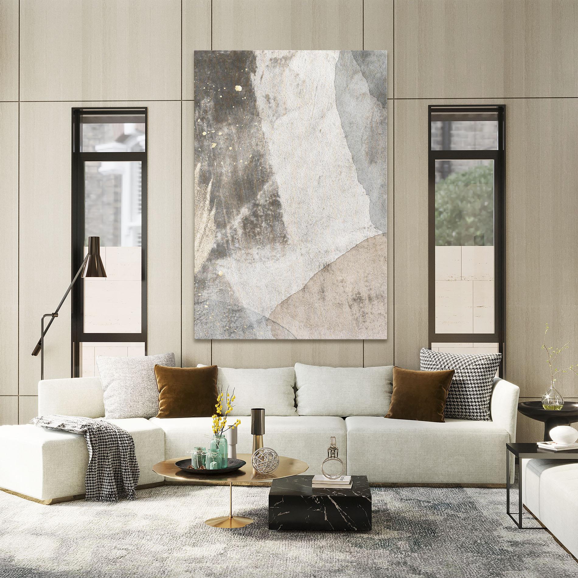 Tablou Canvas Light Cream Marble mockup 2