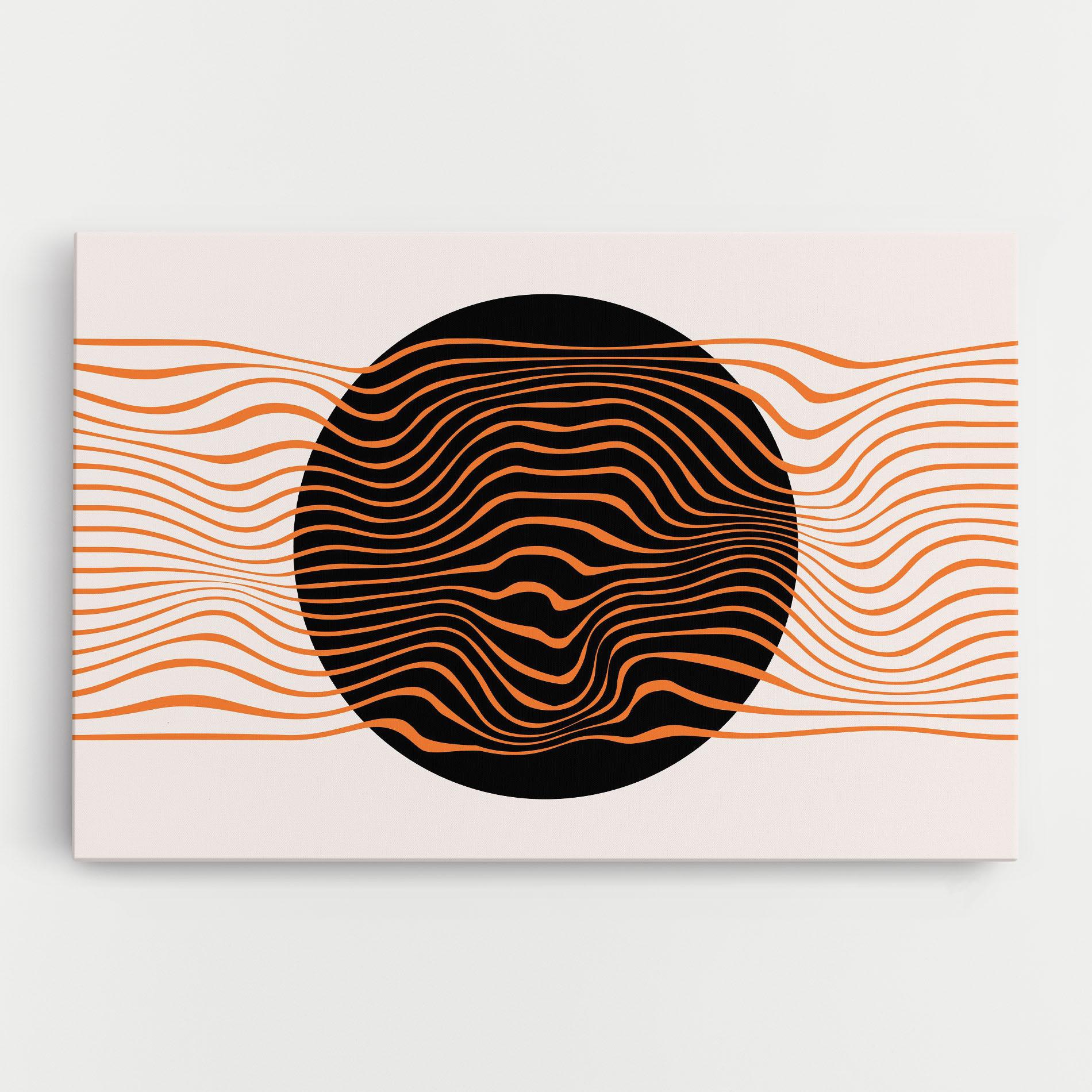 Tablou Canvas Black Circle mockup 0