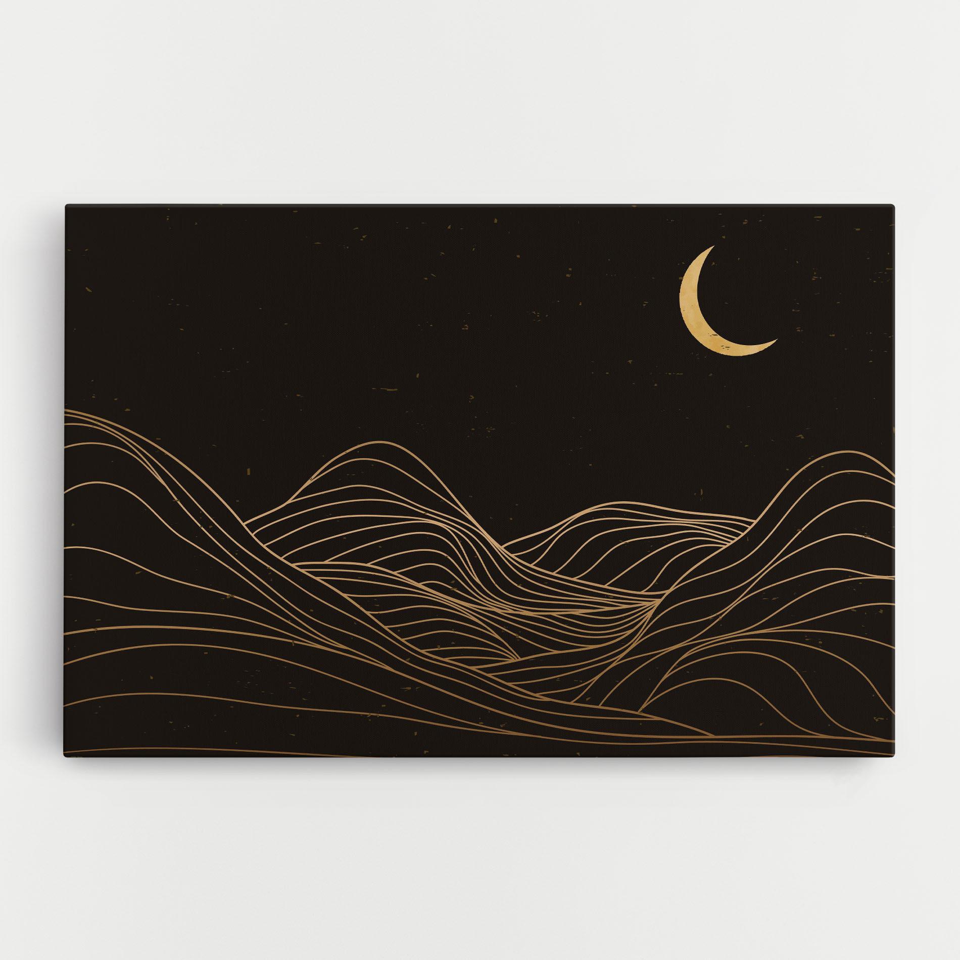 Tablou Canvas Pretty Moon mockup 0