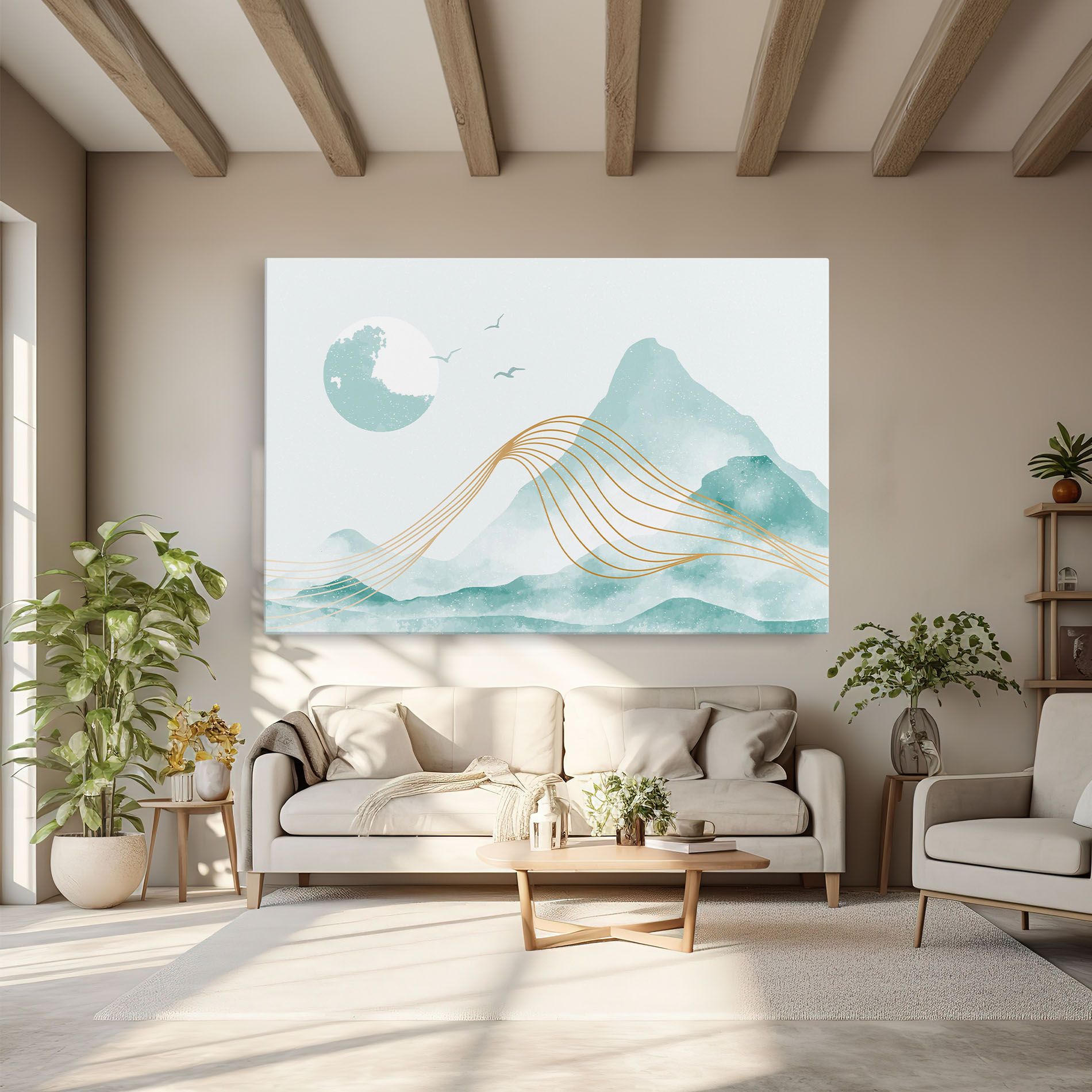 Gold Line Mountain mockup 6