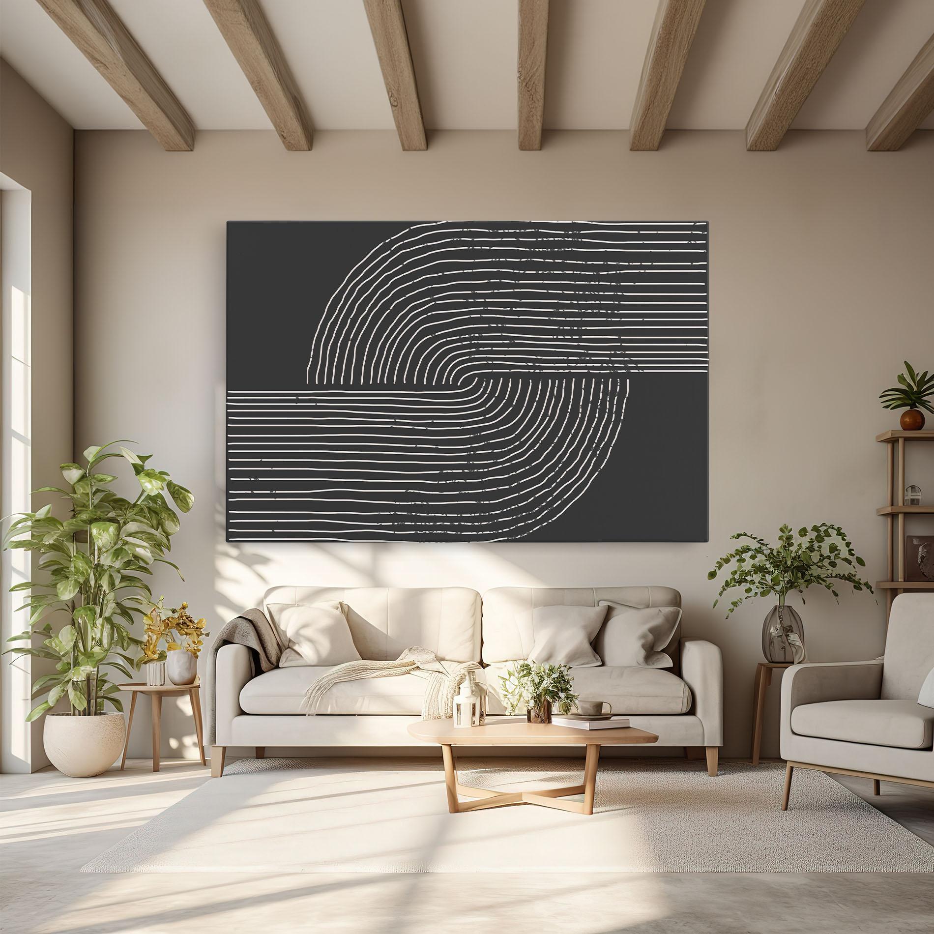 Tablou Canvas Minimalist Circle mockup 6