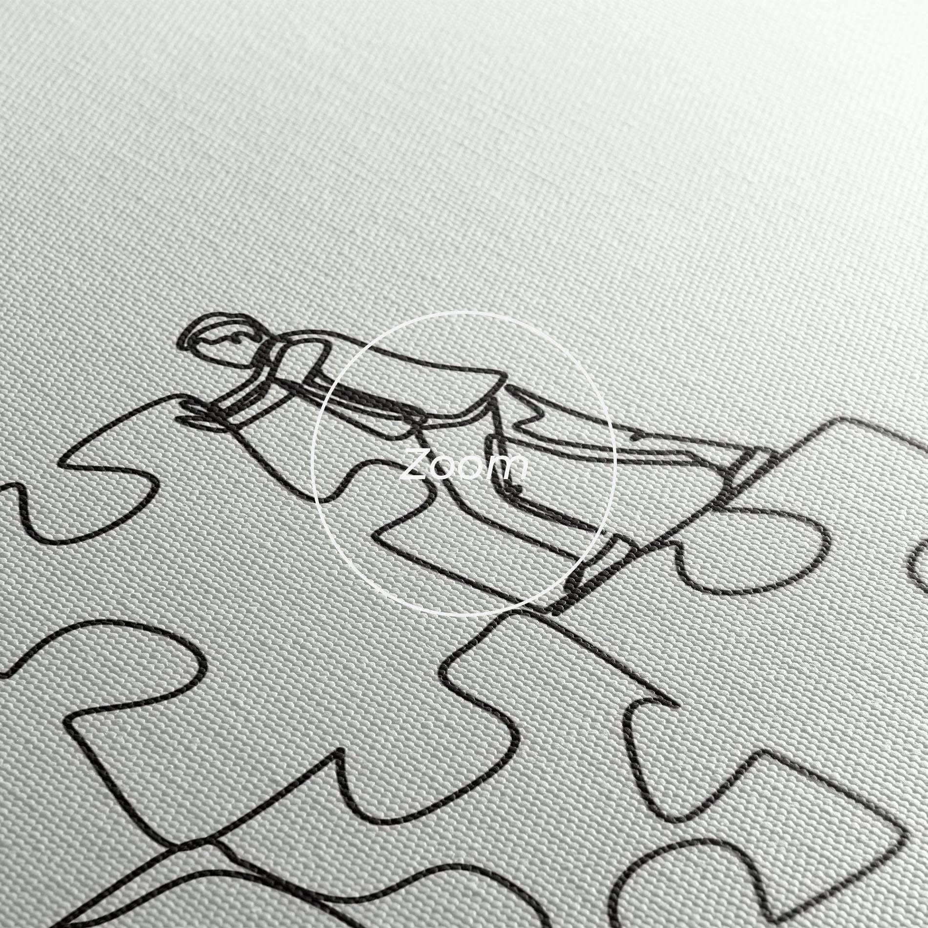 Tablou Canvas Businessman Up mockup 3