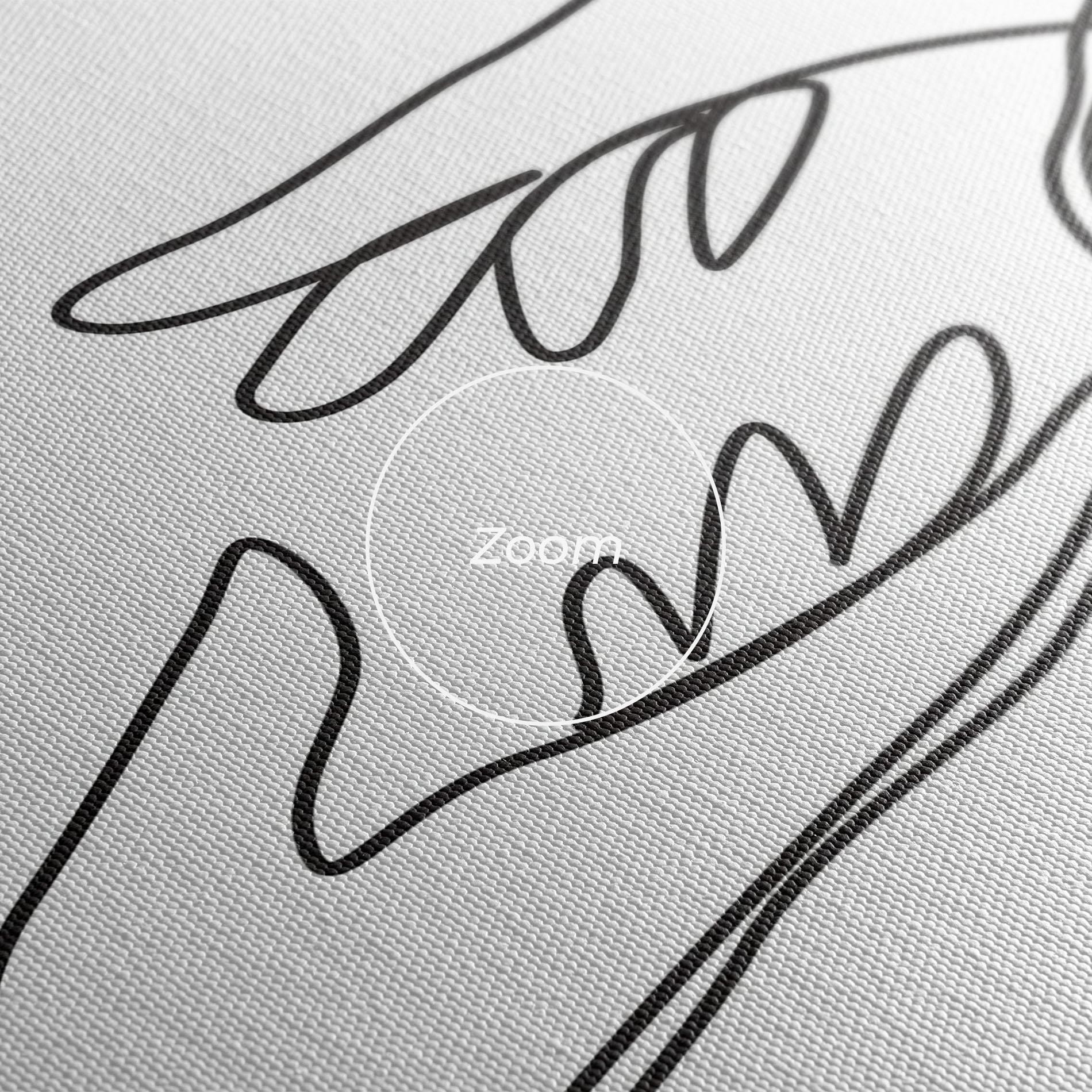 Tablou Canvas Hands Reaching mockup 3